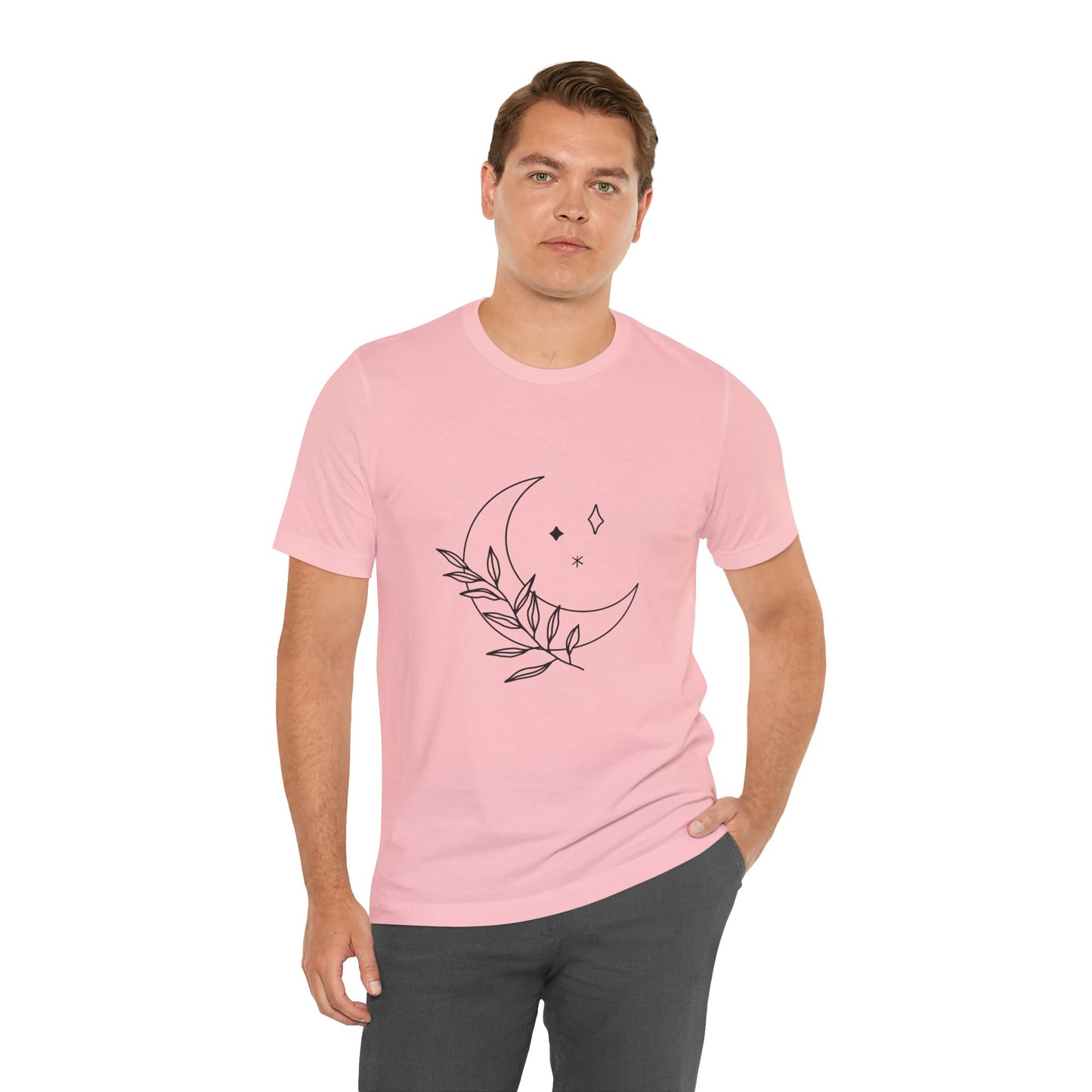 Moon Branch T-shirt, Mystical Shirt, Mystic Tee, Boho T-shirt, Bohemian T-shirt, Moon and Stars T-Shirt, Gift for Her