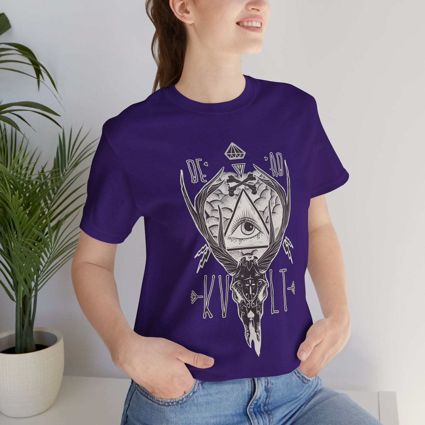Dead Kvlt T-shirt, Eye T-shirt, Skull Shirt, Heavy Metal Shirt, Motorcycle T-Shirt, Scary Shirt, Horror Shirt, Rockers T-shirt,