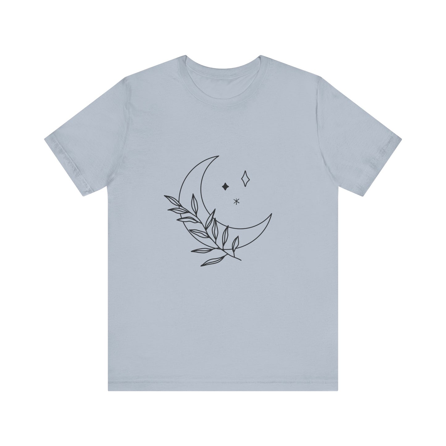 Moon Branch T-shirt, Mystical Shirt, Mystic Tee, Boho T-shirt, Bohemian T-shirt, Moon and Stars T-Shirt, Gift for Her