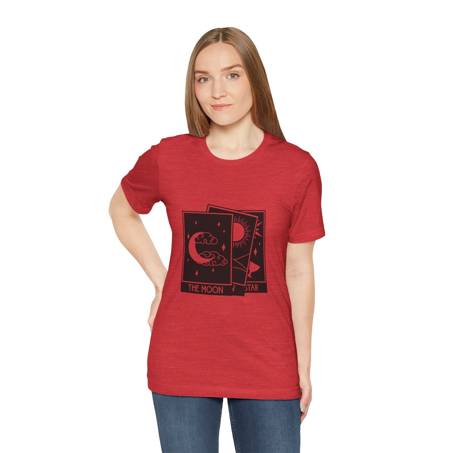 Tarot Stack T-shirt, Astrology Shirt, Mystical Shirt, Boho T-shirt, Moon Stars Sun T-Shirt, Mystic Shirt Gift for Her