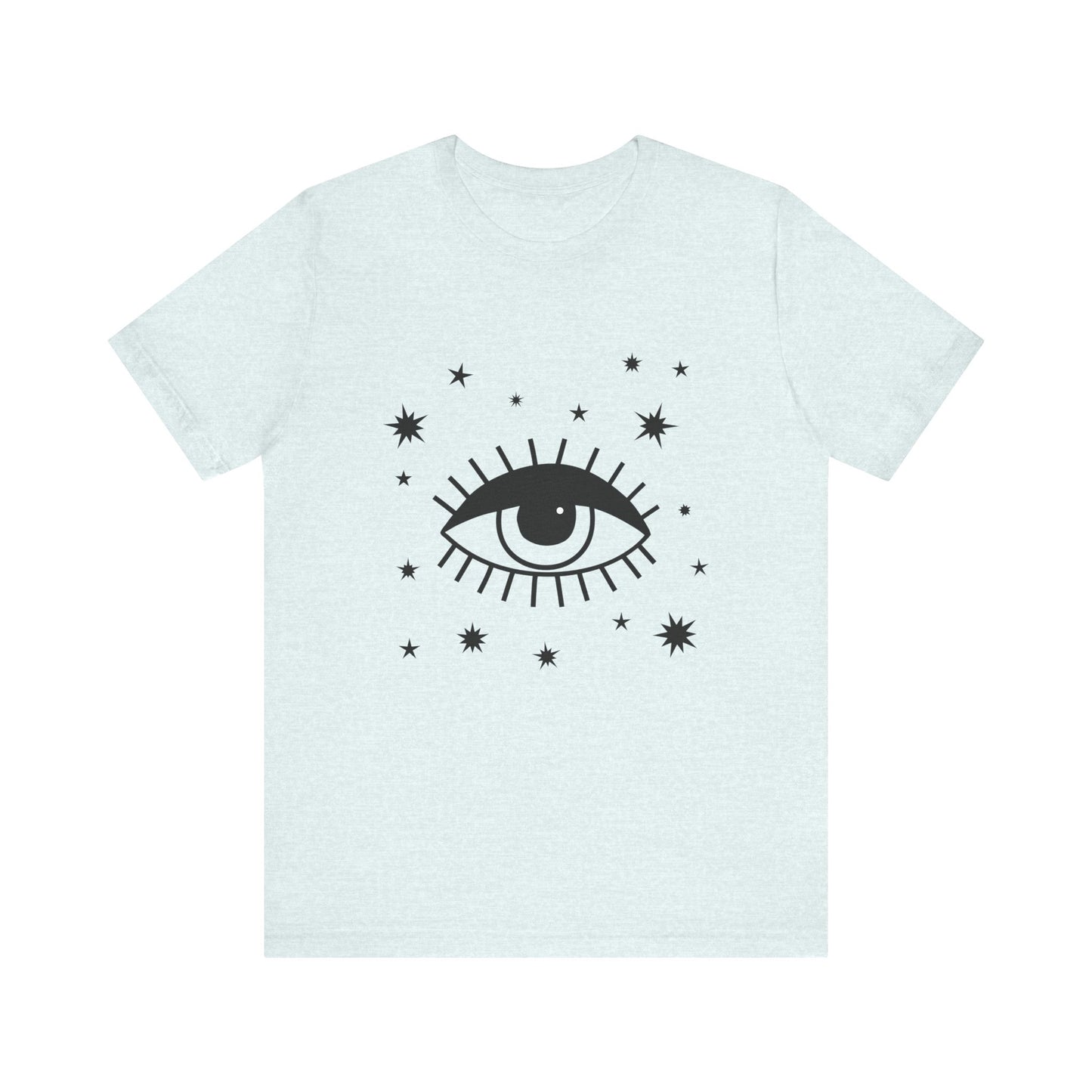 Mystical Shirt, Third Eye T-shirt, Boho T-shirt, Stars T-Shirt, Bohemian T-shirt, Astrologic Shirt, Gift for Her