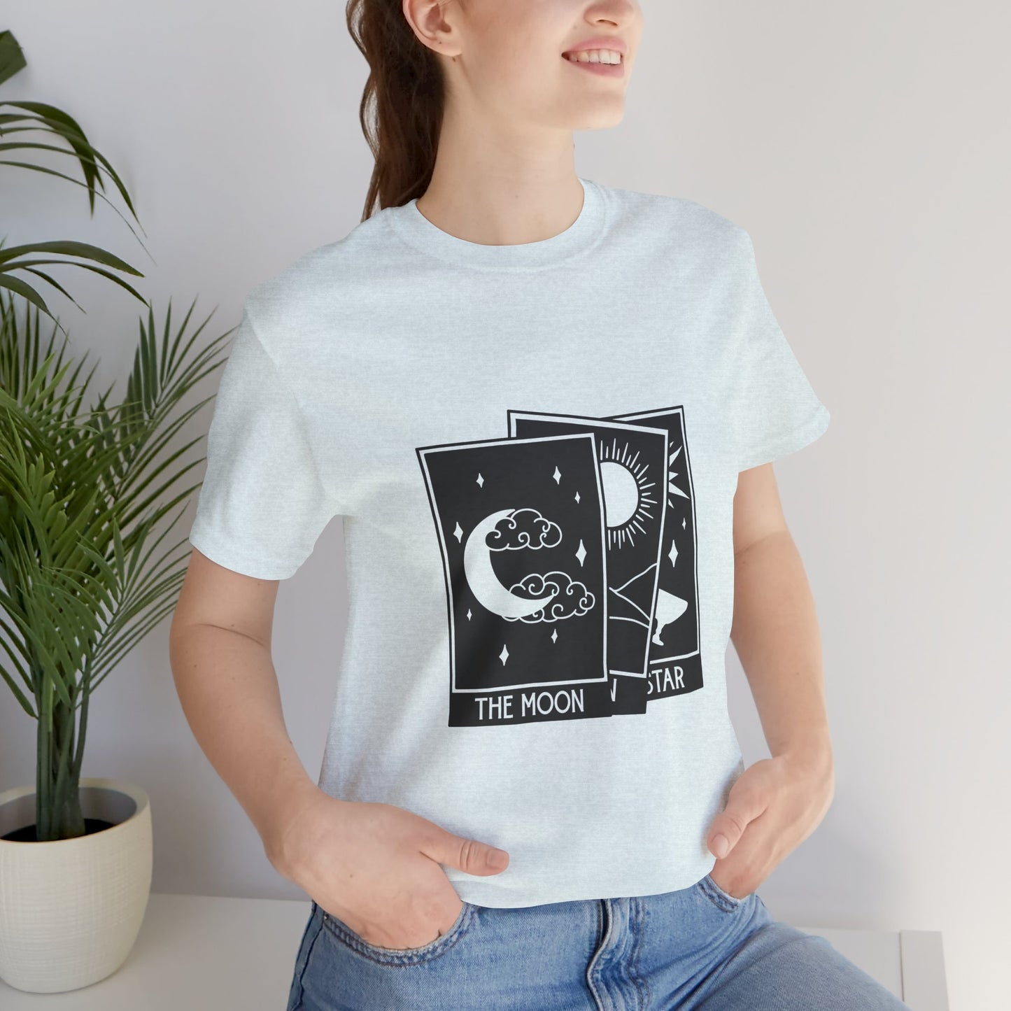 Tarot Stack T-shirt, Astrology Shirt, Mystical Shirt, Boho T-shirt, Moon Stars Sun T-Shirt, Mystic Shirt Gift for Her