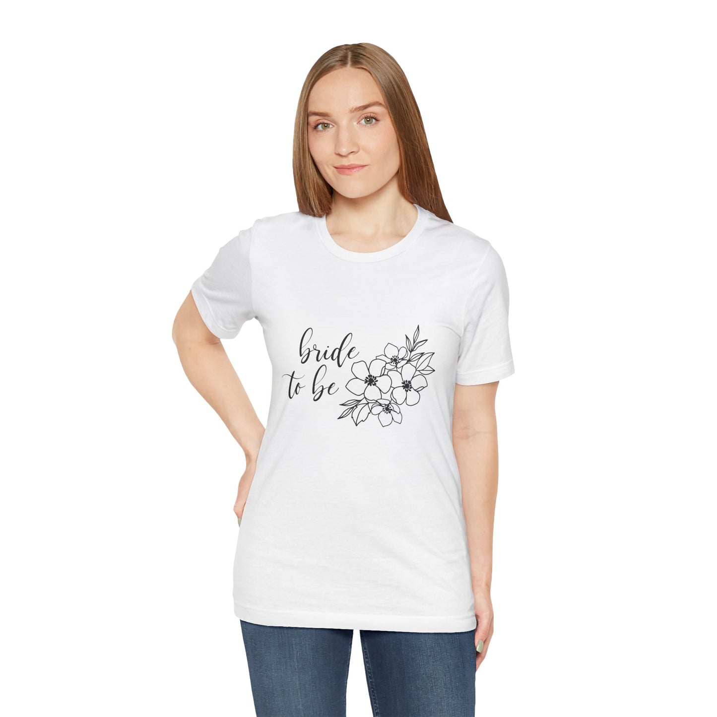 Bride to Be T-shirt, Wedding Shirt, Floral Shirt, Bride Tee, Bachelorette Shirt, Gift Shirt for Bride, Bridal Shower Shirt