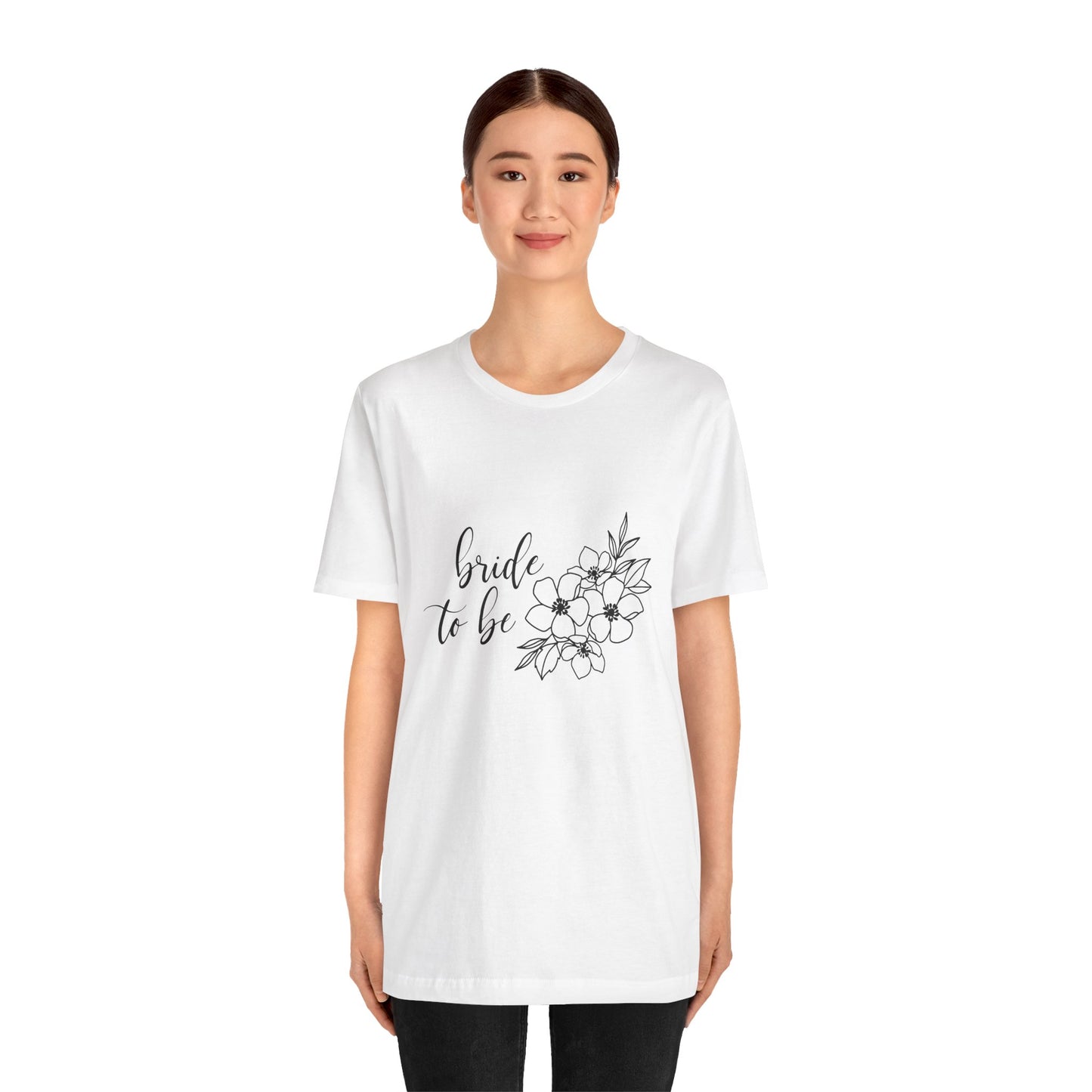 Bride to Be T-shirt, Wedding Shirt, Floral Shirt, Bride Tee, Bachelorette Shirt, Gift Shirt for Bride, Bridal Shower Shirt