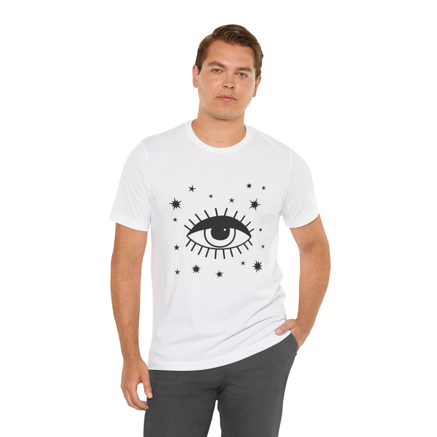 Mystical Shirt, Third Eye T-shirt, Boho T-shirt, Stars T-Shirt, Bohemian T-shirt, Astrologic Shirt, Gift for Her