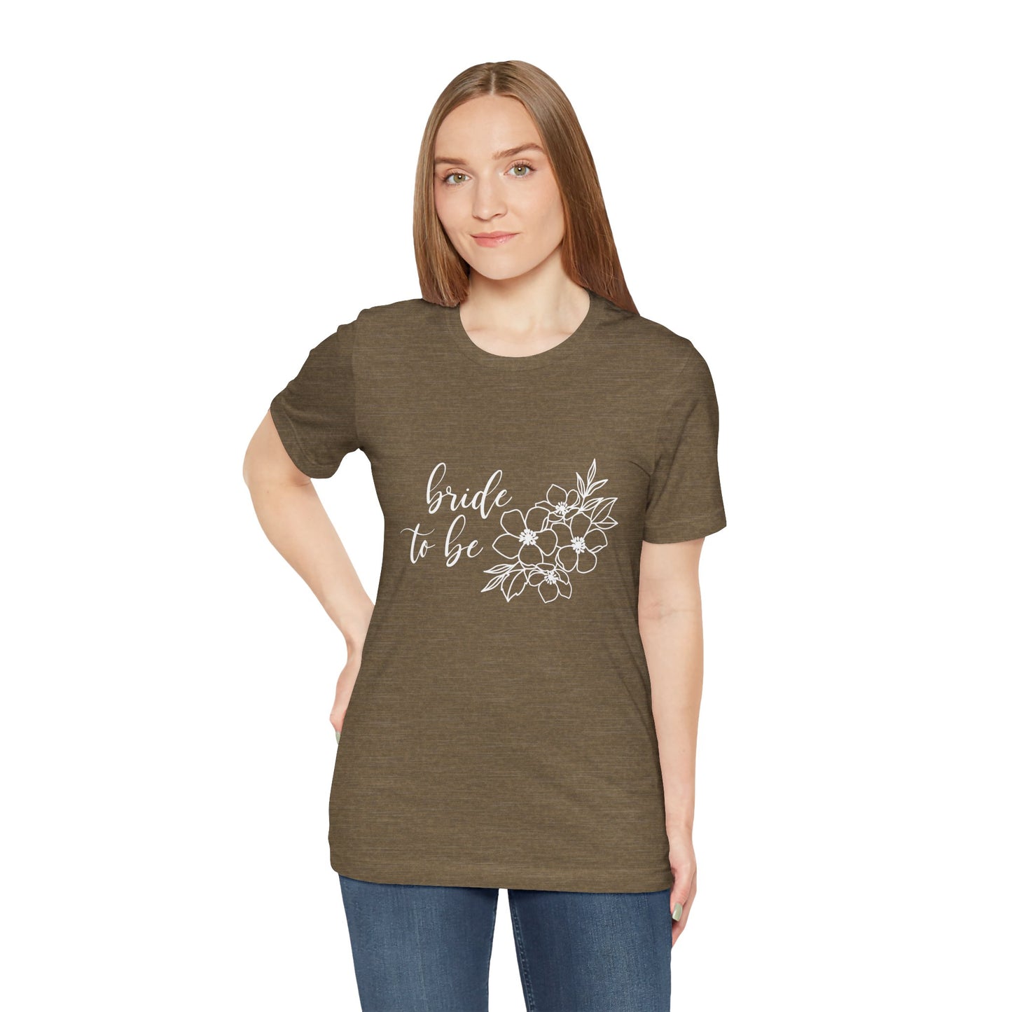 Bride to Be T-shirt, Wedding Shirt, Floral Shirt, Bride Tee, Bachelorette Shirt, Gift Shirt for Bride, Bridal Shower Shirt