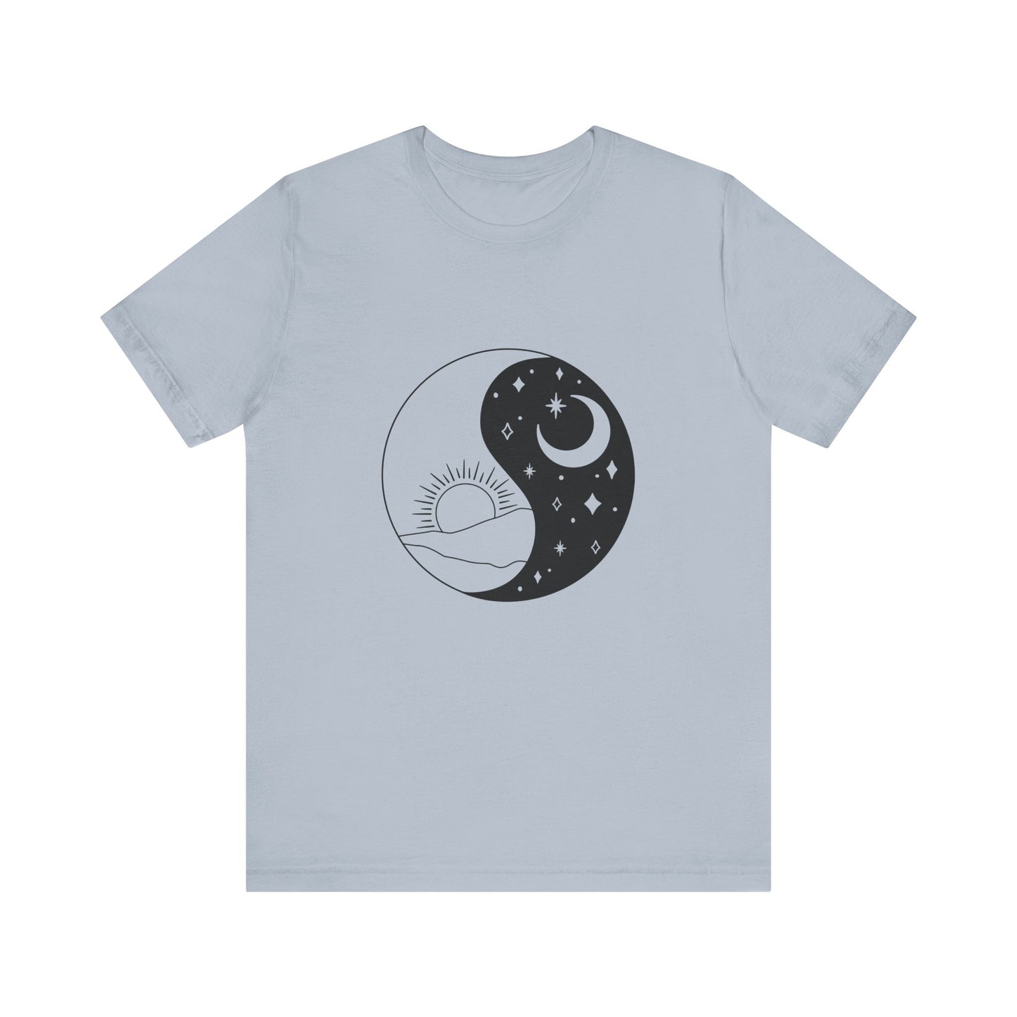 Ying Yang T-shirt, Sun and Moon Shirt, Mystical Shirt, Boho T-shirt, Mystics Shirt, Bohemian T-shirt, Gift Shirt for Her