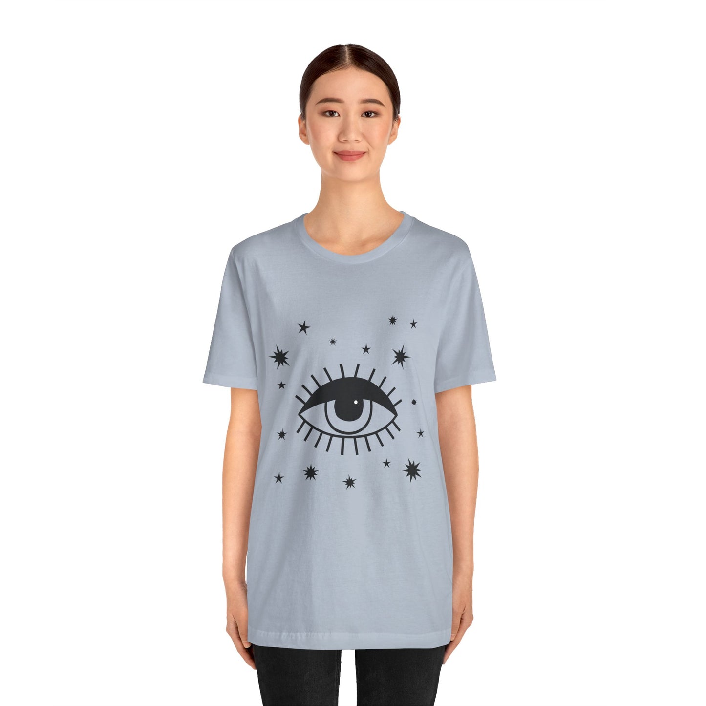 Mystical Shirt, Third Eye T-shirt, Boho T-shirt, Stars T-Shirt, Bohemian T-shirt, Astrologic Shirt, Gift for Her