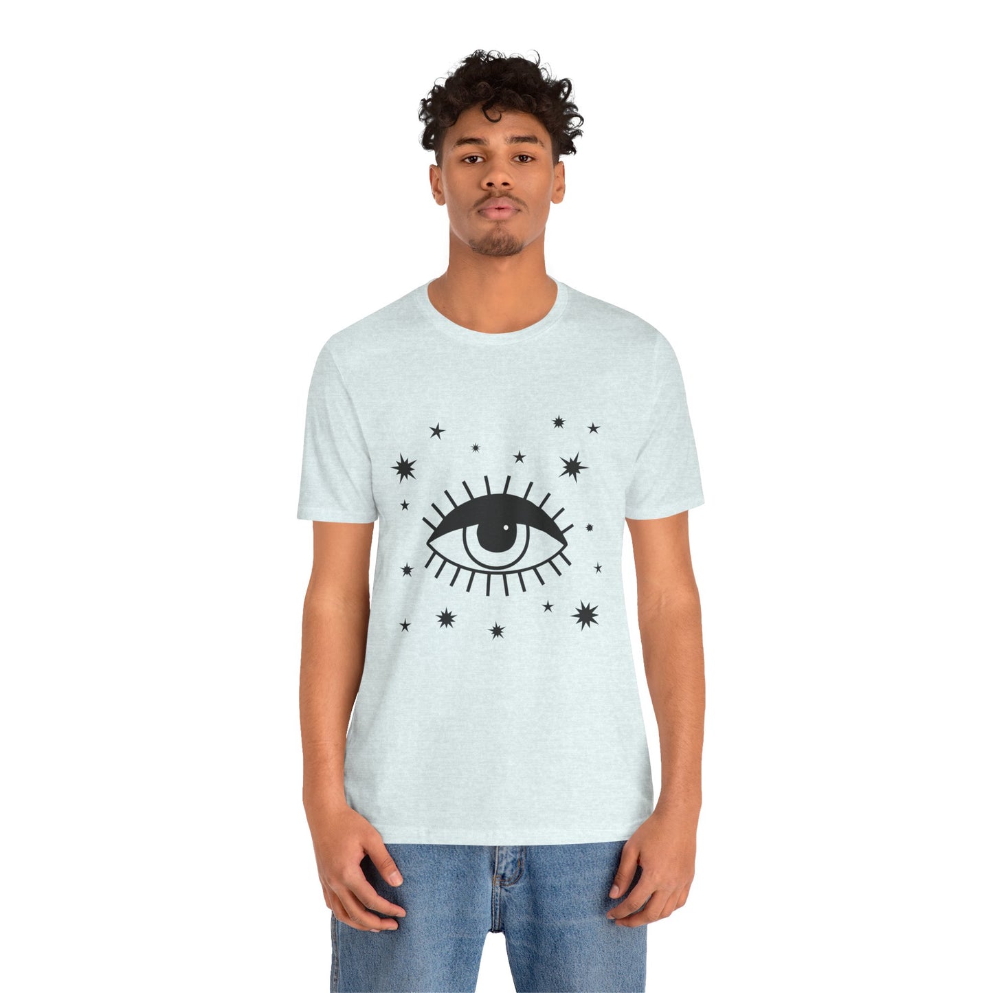 Mystical Shirt, Third Eye T-shirt, Boho T-shirt, Stars T-Shirt, Bohemian T-shirt, Astrologic Shirt, Gift for Her