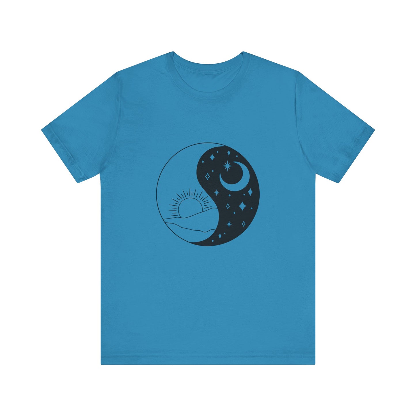 Ying Yang T-shirt, Sun and Moon Shirt, Mystical Shirt, Boho T-shirt, Mystics Shirt, Bohemian T-shirt, Gift Shirt for Her