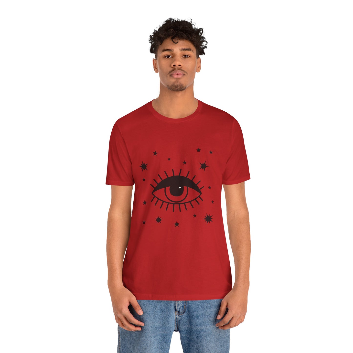 Mystical Shirt, Third Eye T-shirt, Boho T-shirt, Stars T-Shirt, Bohemian T-shirt, Astrologic Shirt, Gift for Her