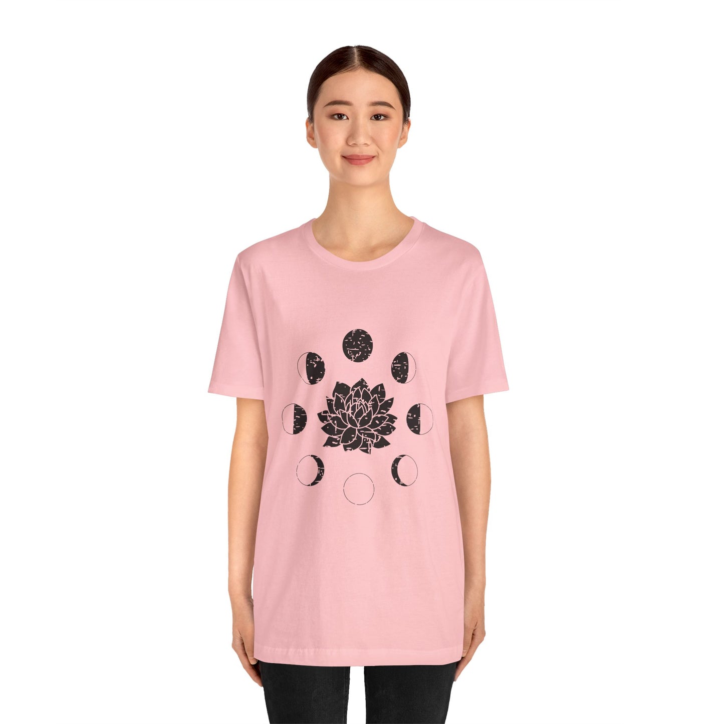 Lotus Moon Phase T-shirt, Boho T-shirt, Grunge Shirt, Inspirational T-shirt, Bohemian T-shirt, Moon and Stars T-Shirt, Gift for Her