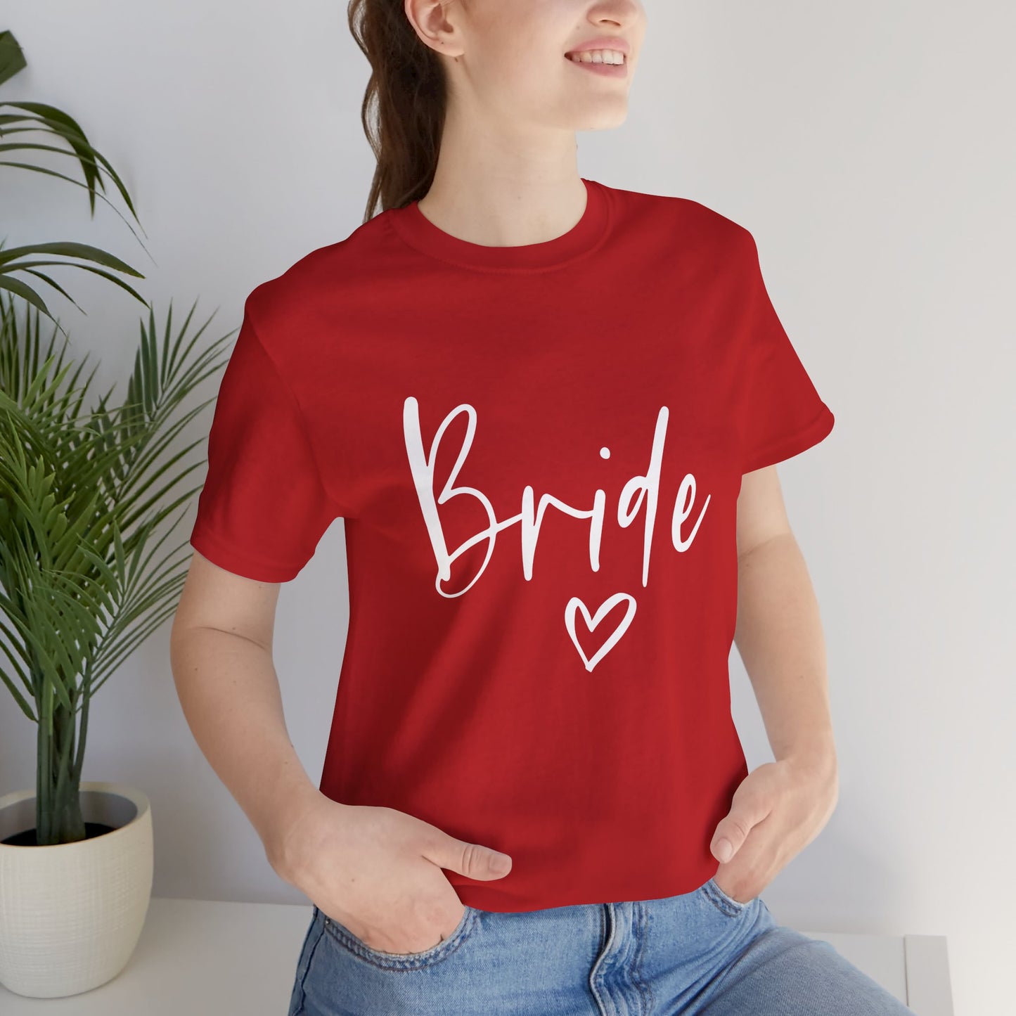 Bride T-shirt, Wedding Shirt, Bride Tee, Bridal Shower, Heart T-shirt, Bachelorette Party Shirt, Hen Night Top, Gift Shirt for Bride