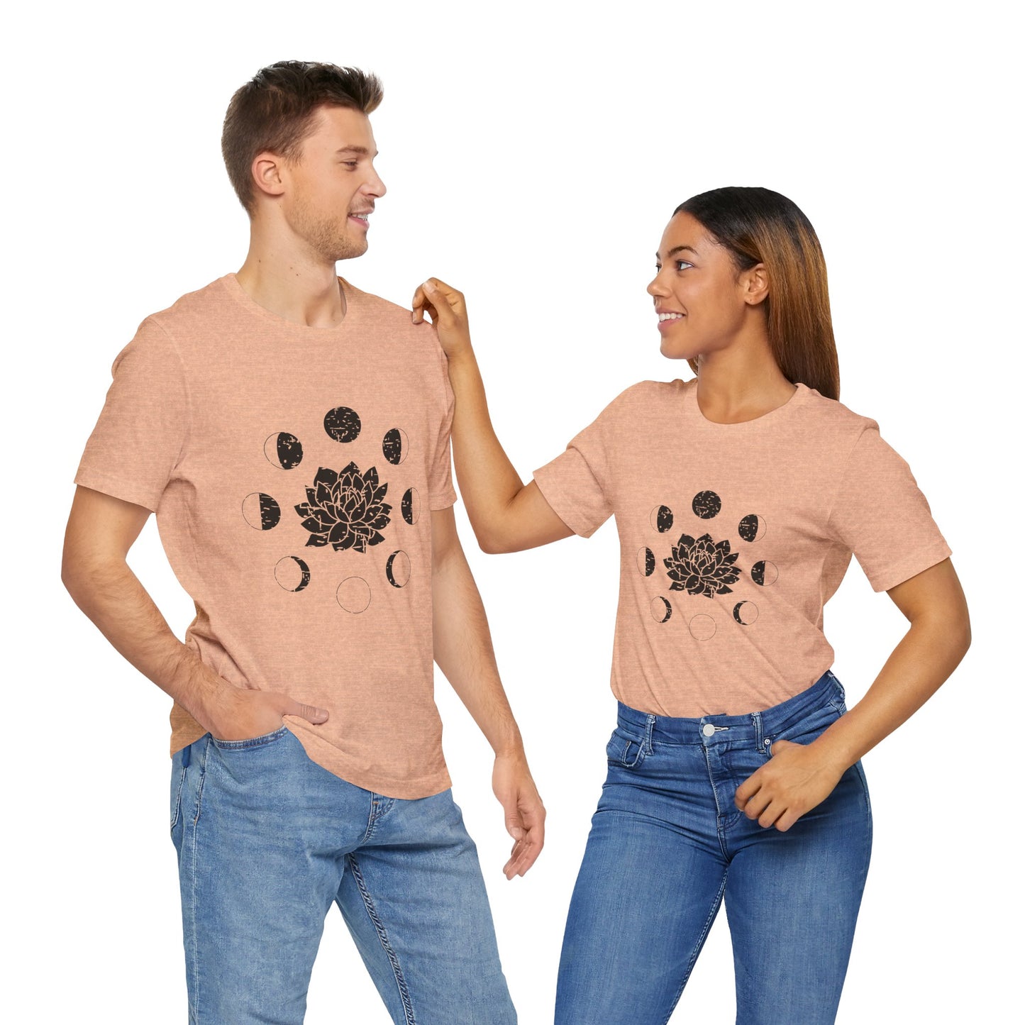 Lotus Moon Phase T-shirt, Boho T-shirt, Grunge Shirt, Inspirational T-shirt, Bohemian T-shirt, Moon and Stars T-Shirt, Gift for Her