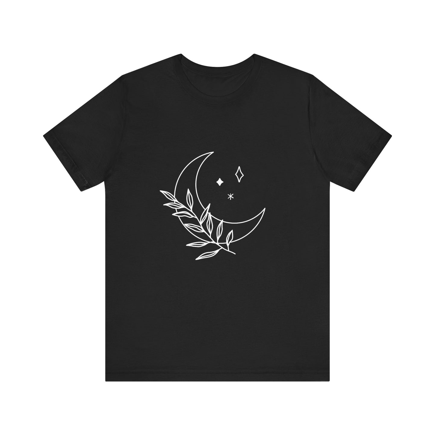 Moon Branch T-shirt, Mystical Shirt, Mystic Tee, Boho T-shirt, Bohemian T-shirt, Moon and Stars T-Shirt, Gift for Her