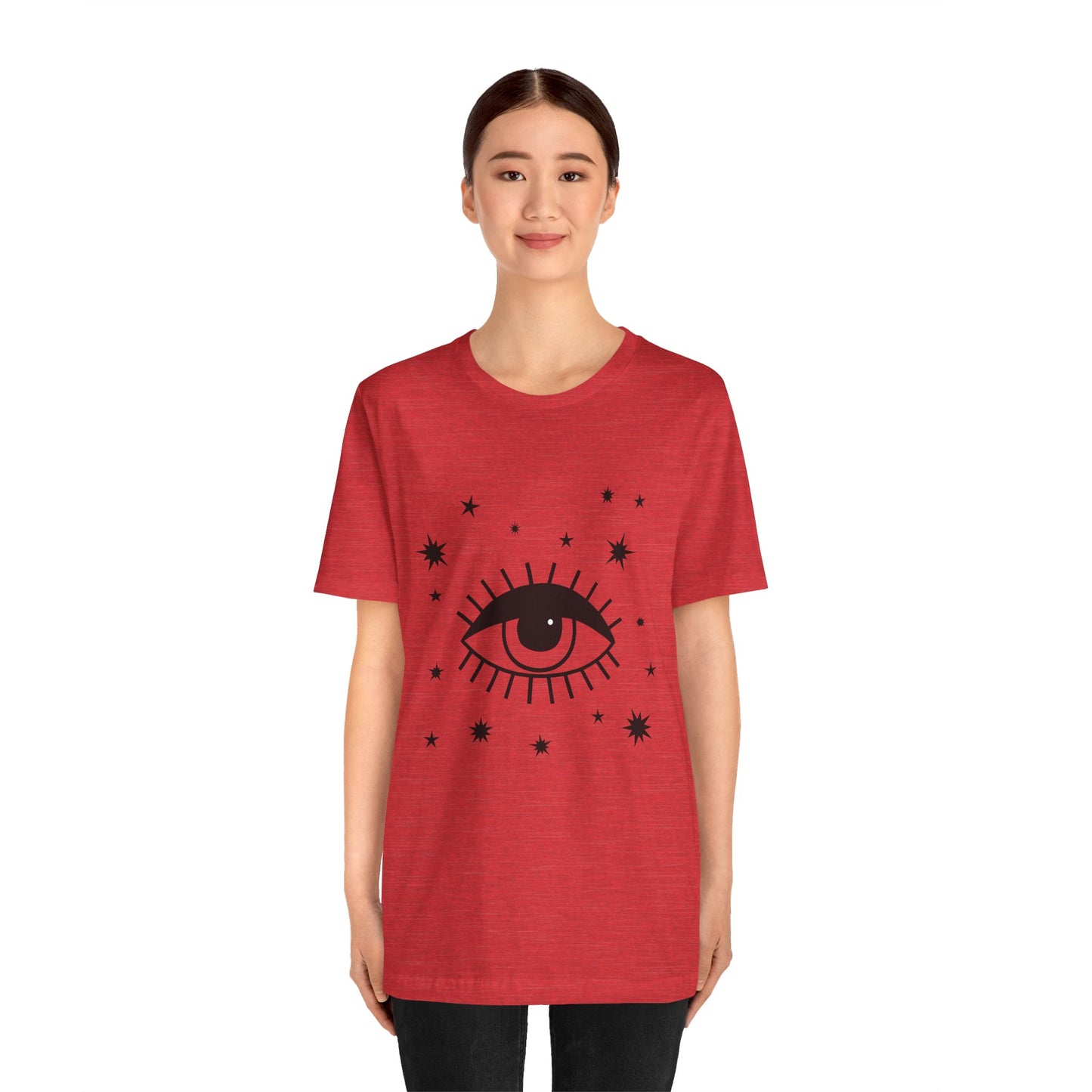 Mystical Shirt, Third Eye T-shirt, Boho T-shirt, Stars T-Shirt, Bohemian T-shirt, Astrologic Shirt, Gift for Her