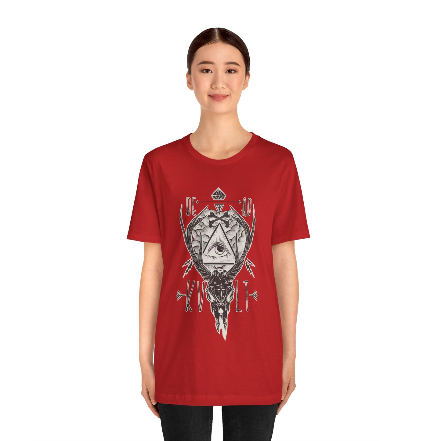 Dead Kvlt T-shirt, Eye T-shirt, Skull Shirt, Heavy Metal Shirt, Motorcycle T-Shirt, Scary Shirt, Horror Shirt, Rockers T-shirt,