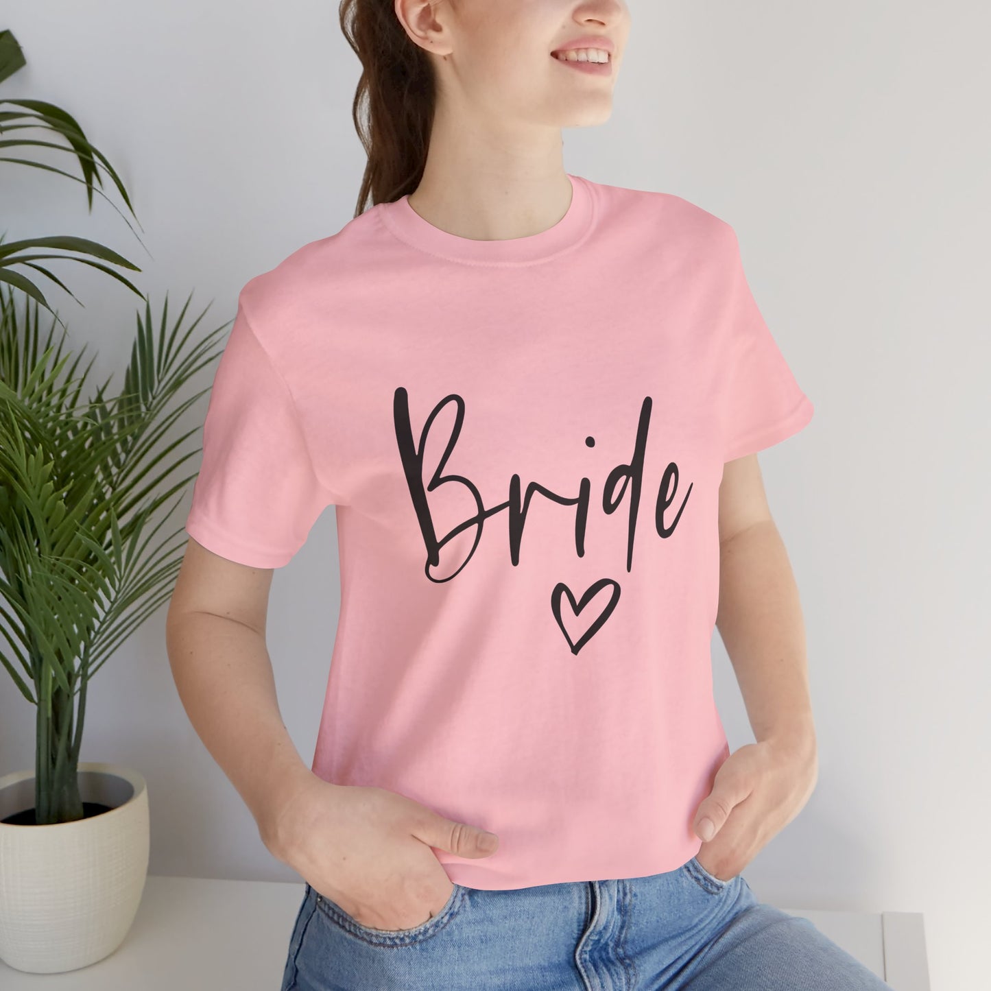 Bride T-shirt, Wedding Shirt, Bride Tee, Bridal Shower, Heart T-shirt, Bachelorette Party Shirt, Hen Night Top, Gift Shirt for Bride