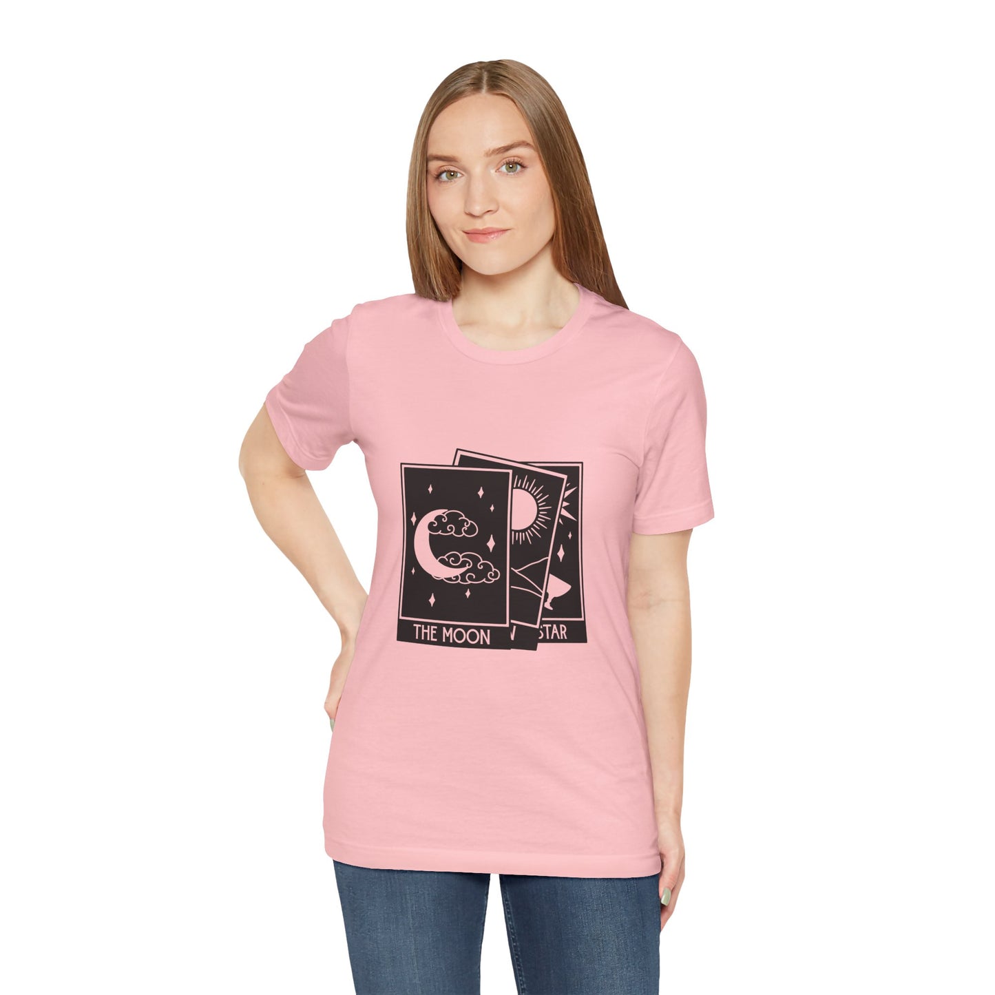 Tarot Stack T-shirt, Astrology Shirt, Mystical Shirt, Boho T-shirt, Moon Stars Sun T-Shirt, Mystic Shirt Gift for Her