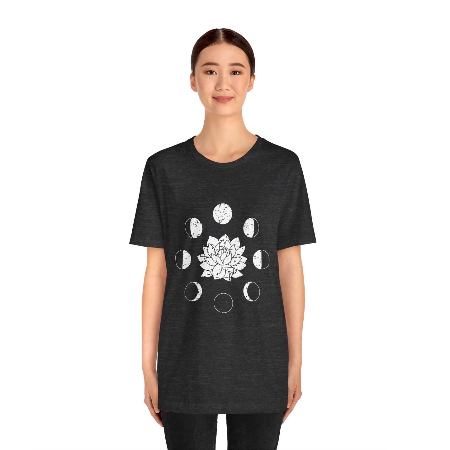 Lotus Moon Phase T-shirt, Boho T-shirt, Grunge Shirt, Inspirational T-shirt, Bohemian T-shirt, Moon and Stars T-Shirt, Gift for Her