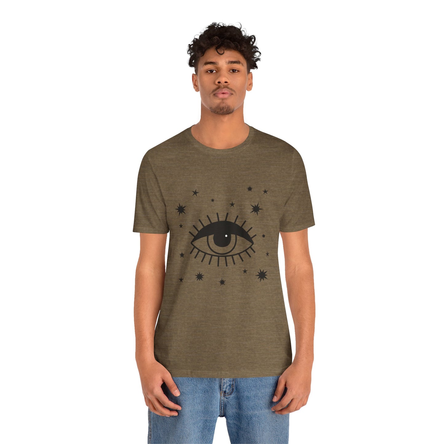 Mystical Shirt, Third Eye T-shirt, Boho T-shirt, Stars T-Shirt, Bohemian T-shirt, Astrologic Shirt, Gift for Her