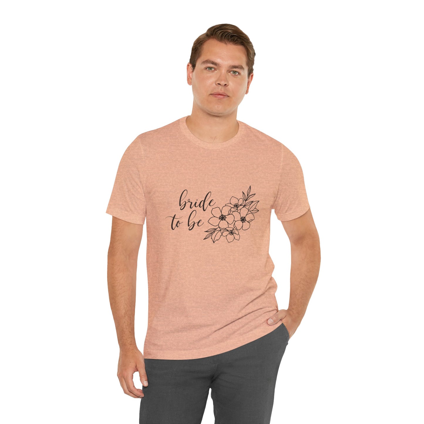 Bride to Be T-shirt, Wedding Shirt, Floral Shirt, Bride Tee, Bachelorette Shirt, Gift Shirt for Bride, Bridal Shower Shirt