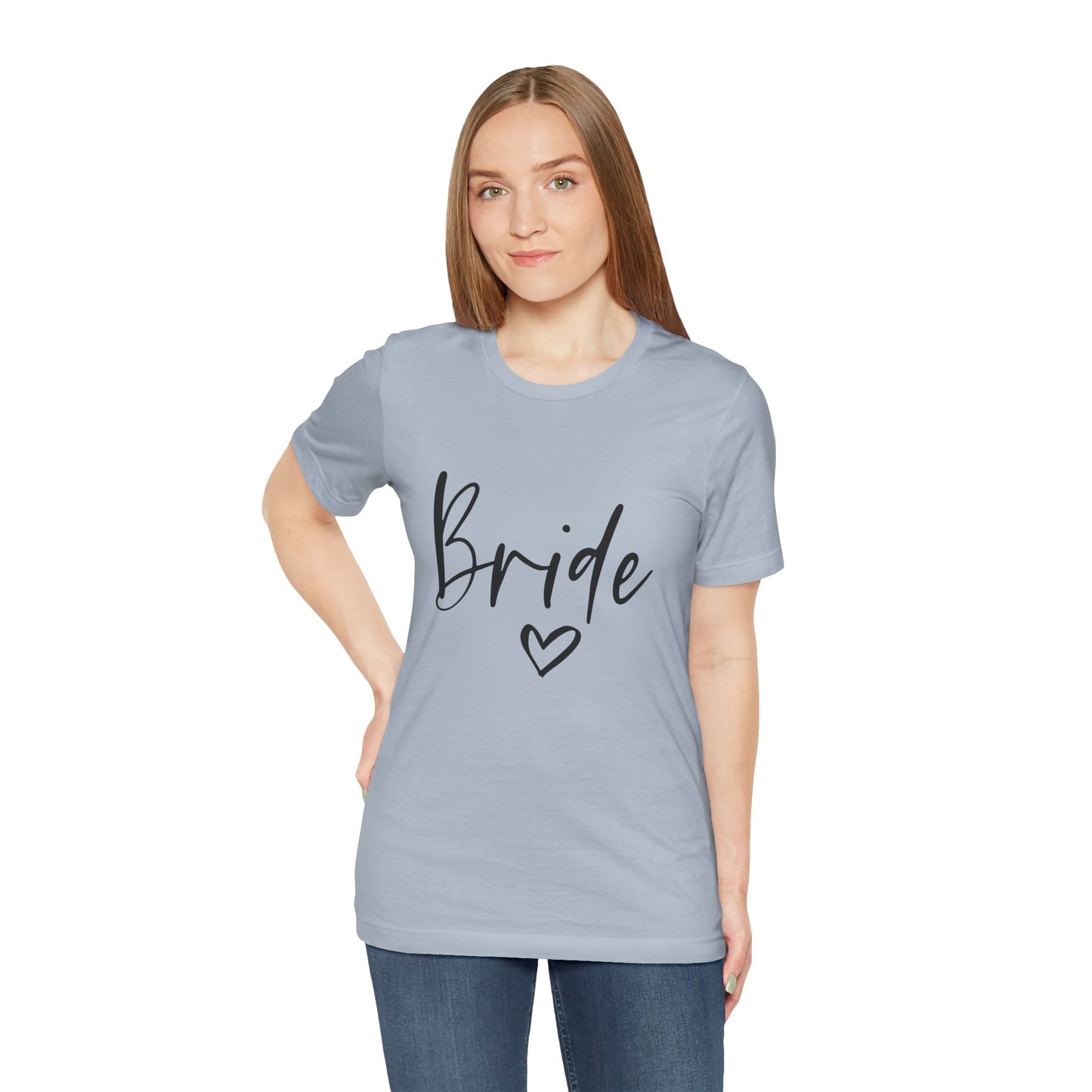 Bride T-shirt, Wedding Shirt, Bride Tee, Bridal Shower, Heart T-shirt, Bachelorette Party Shirt, Hen Night Top, Gift Shirt for Bride