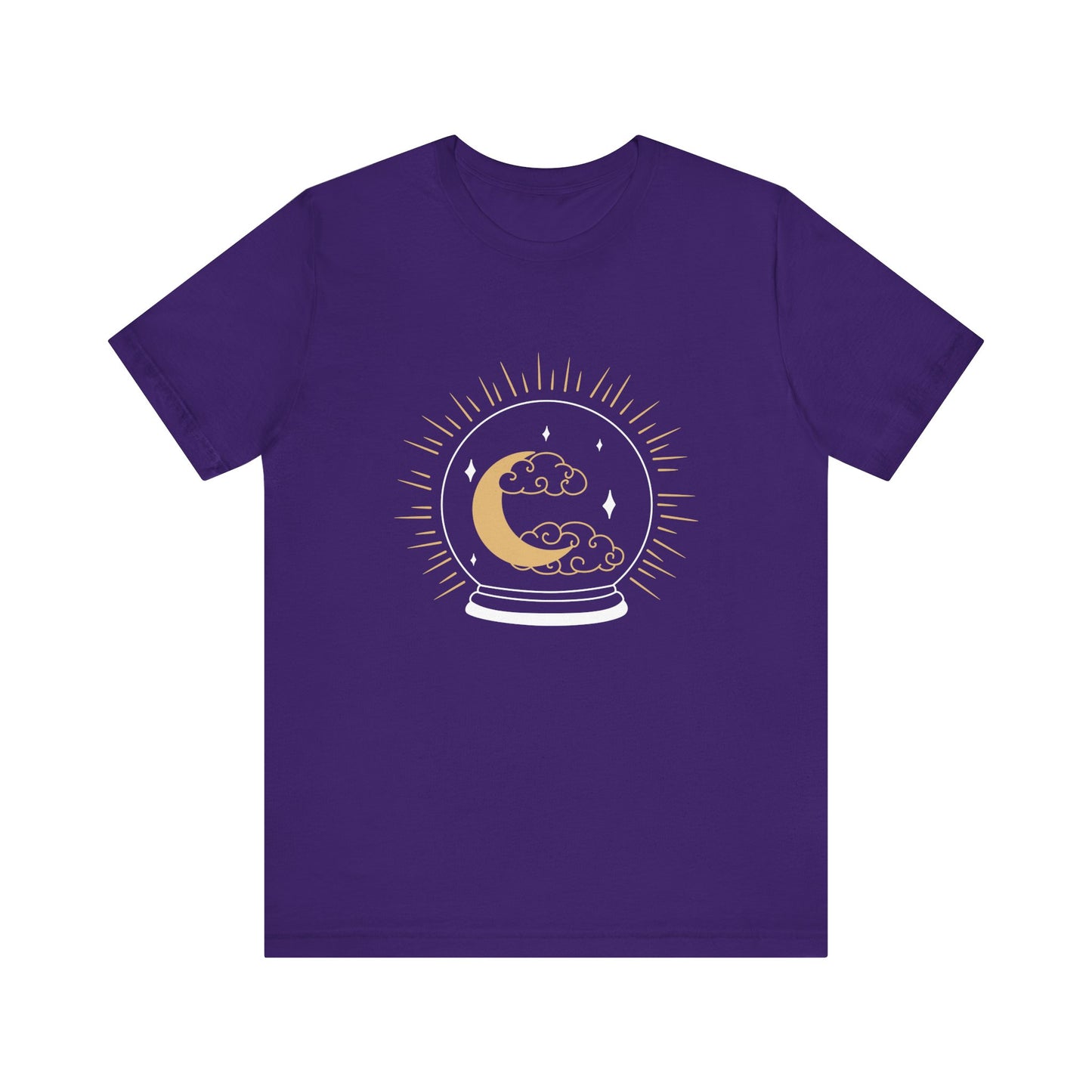 Celestial Crystal Ball T-shirt, Boho T-shirt, Inspirational T-shirt, Bohemian T-shirt, Moon and Stars T-Shirt, Gift Travel Shirt
