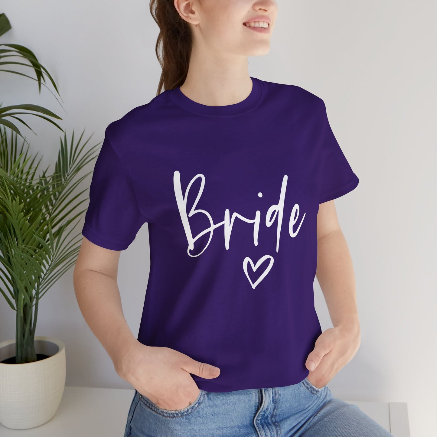 Bride T-shirt, Wedding Shirt, Bride Tee, Bridal Shower, Heart T-shirt, Bachelorette Party Shirt, Hen Night Top, Gift Shirt for Bride