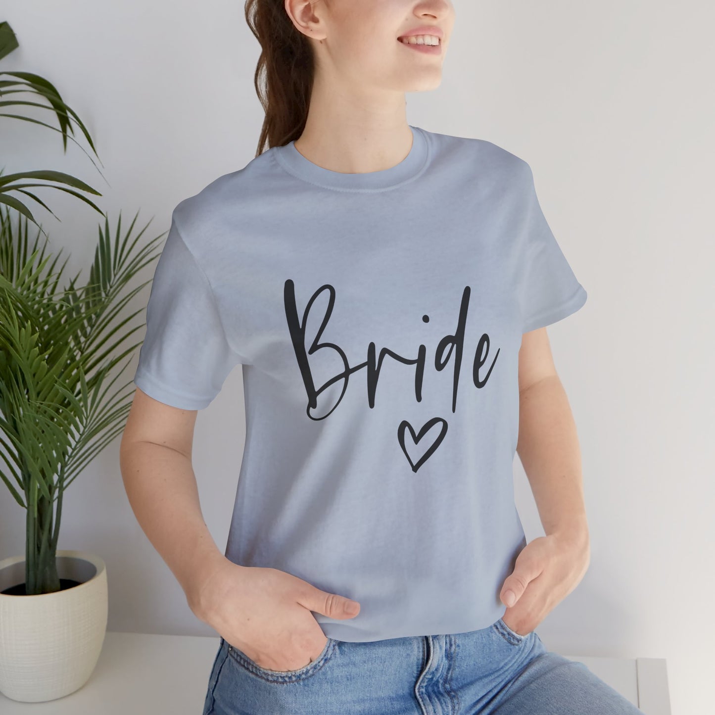 Bride T-shirt, Wedding Shirt, Bride Tee, Bridal Shower, Heart T-shirt, Bachelorette Party Shirt, Hen Night Top, Gift Shirt for Bride