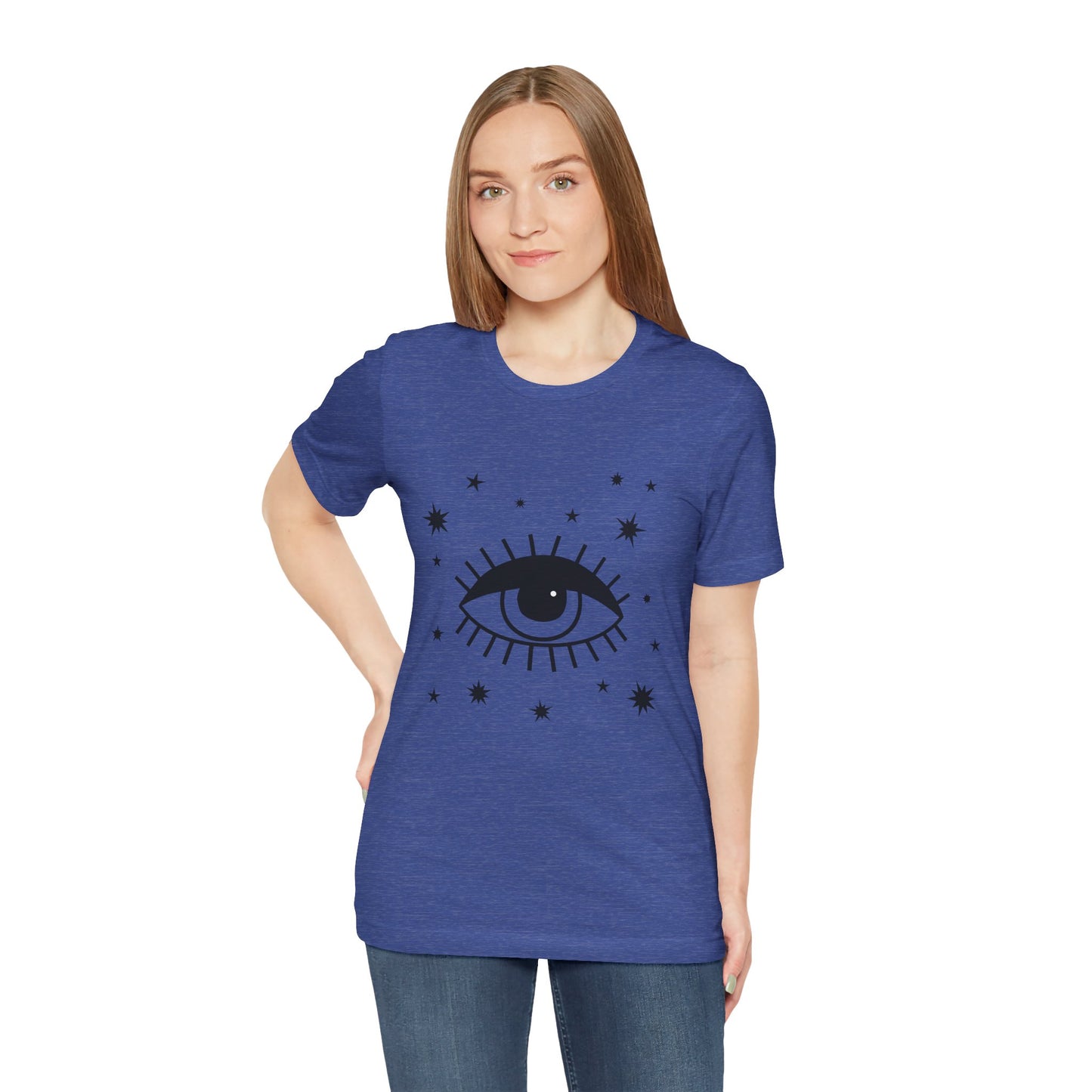 Mystical Shirt, Third Eye T-shirt, Boho T-shirt, Stars T-Shirt, Bohemian T-shirt, Astrologic Shirt, Gift for Her