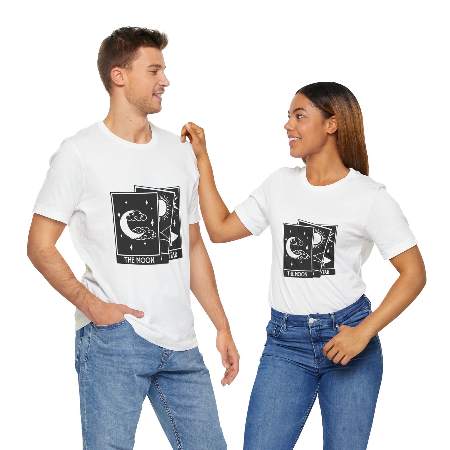 Tarot Stack T-shirt, Astrology Shirt, Mystical Shirt, Boho T-shirt, Moon Stars Sun T-Shirt, Mystic Shirt Gift for Her