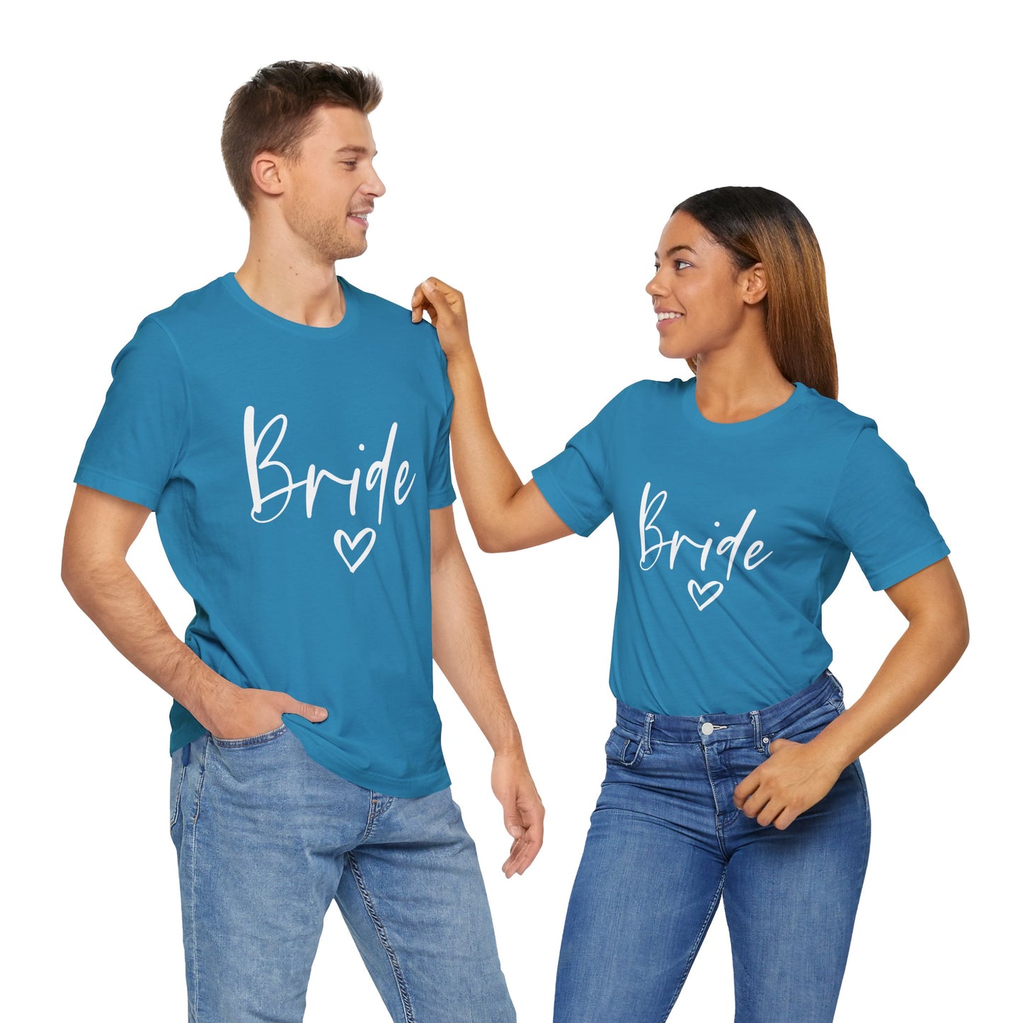 Bride T-shirt, Wedding Shirt, Bride Tee, Bridal Shower, Heart T-shirt, Bachelorette Party Shirt, Hen Night Top, Gift Shirt for Bride