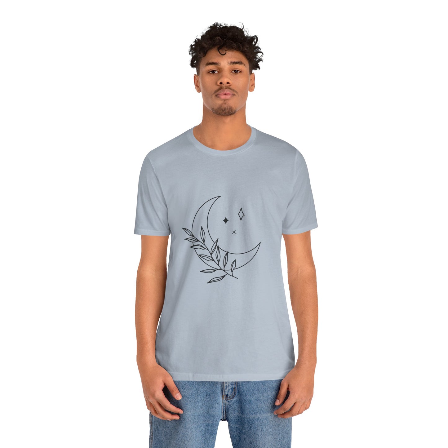 Moon Branch T-shirt, Mystical Shirt, Mystic Tee, Boho T-shirt, Bohemian T-shirt, Moon and Stars T-Shirt, Gift for Her