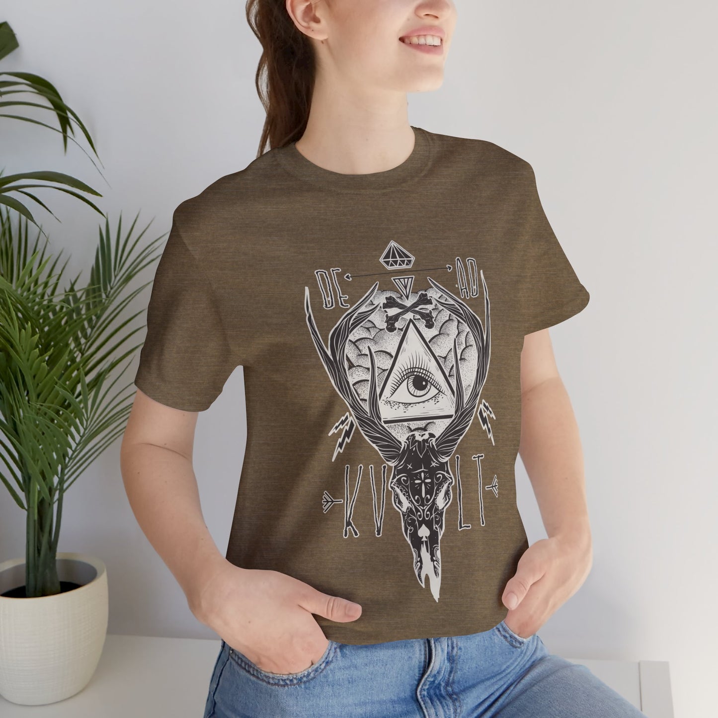 Dead Kvlt T-shirt, Eye T-shirt, Skull Shirt, Heavy Metal Shirt, Motorcycle T-Shirt, Scary Shirt, Horror Shirt, Rockers T-shirt,