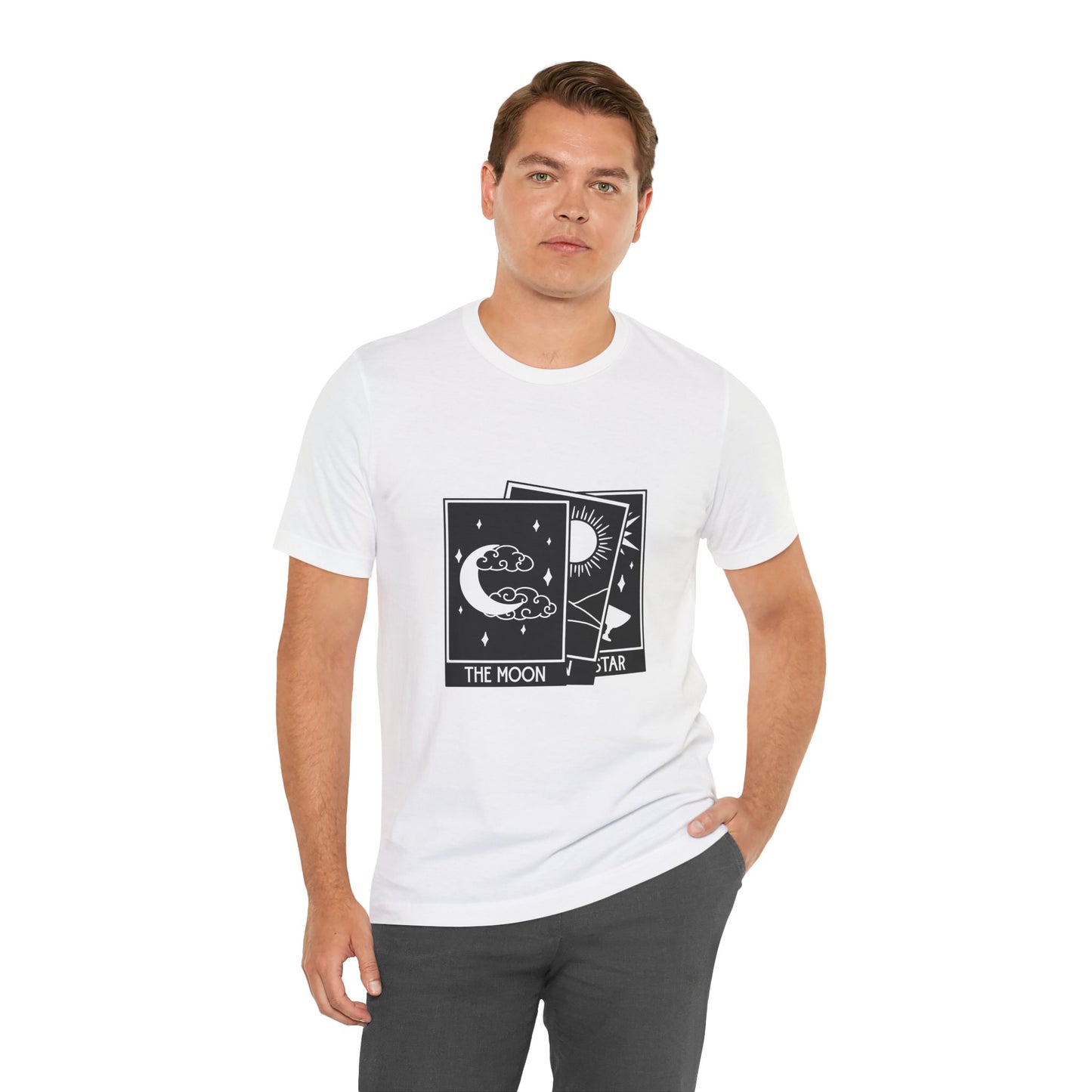 Tarot Stack T-shirt, Astrology Shirt, Mystical Shirt, Boho T-shirt, Moon Stars Sun T-Shirt, Mystic Shirt Gift for Her