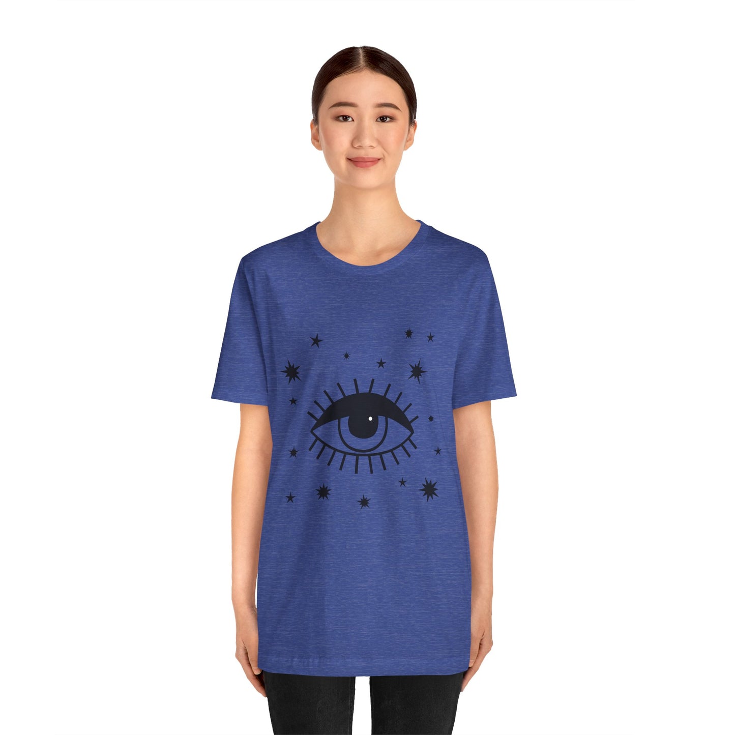 Mystical Shirt, Third Eye T-shirt, Boho T-shirt, Stars T-Shirt, Bohemian T-shirt, Astrologic Shirt, Gift for Her