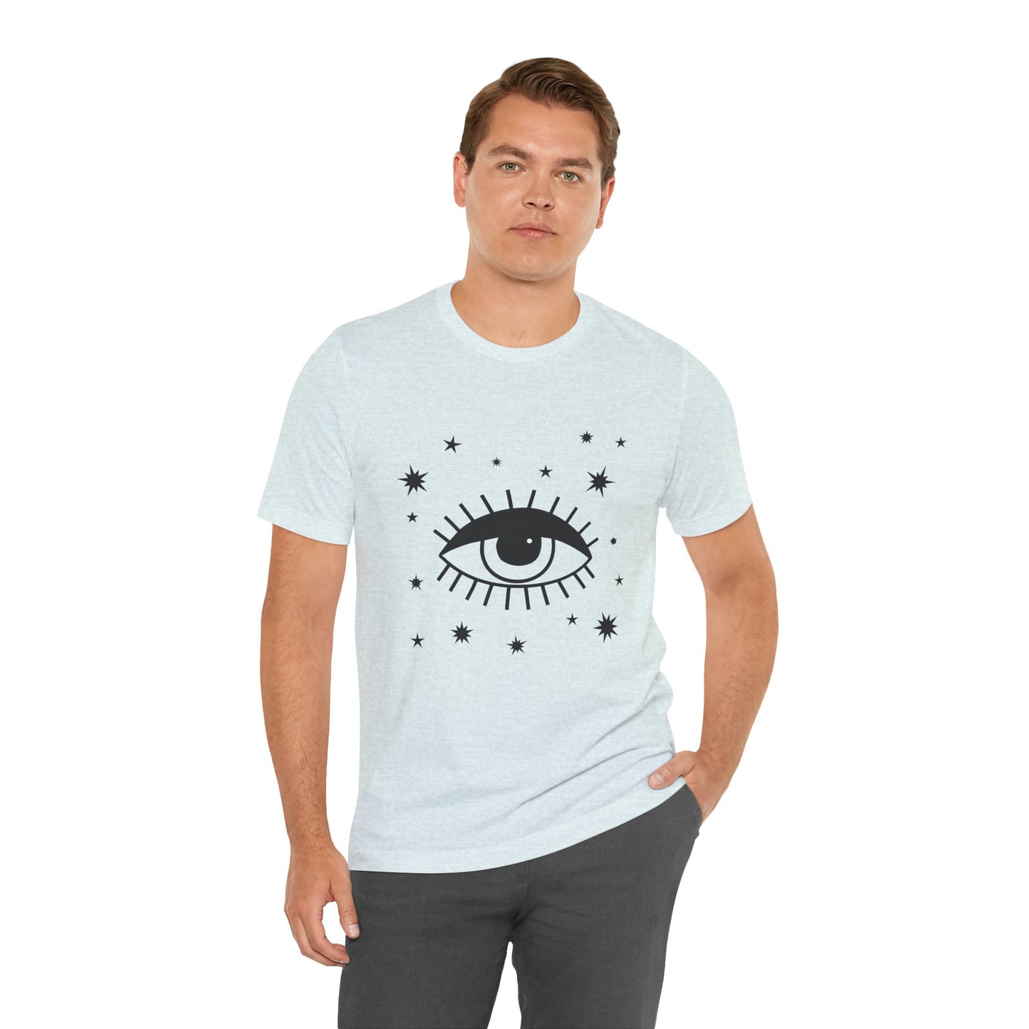 Mystical Shirt, Third Eye T-shirt, Boho T-shirt, Stars T-Shirt, Bohemian T-shirt, Astrologic Shirt, Gift for Her