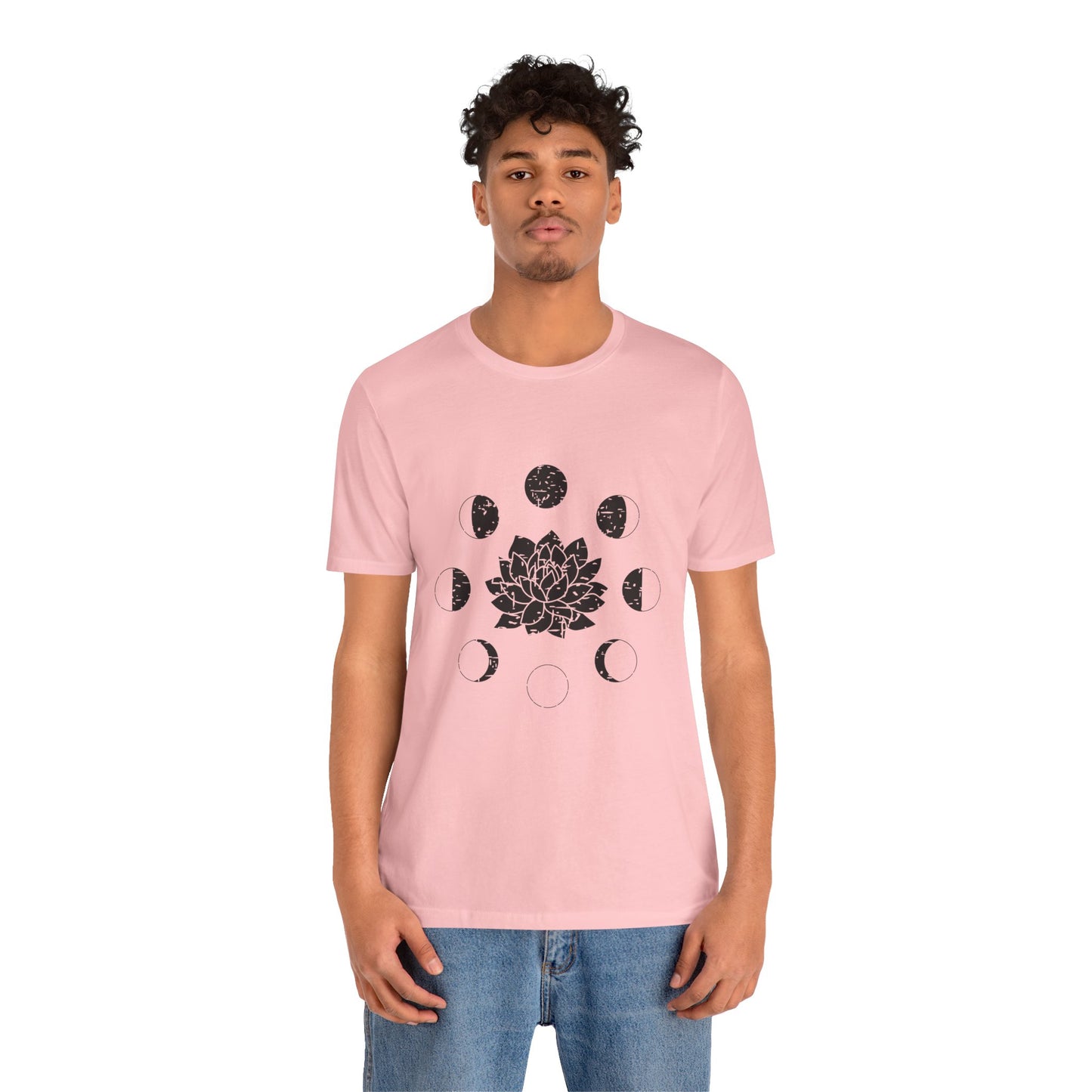 Lotus Moon Phase T-shirt, Boho T-shirt, Grunge Shirt, Inspirational T-shirt, Bohemian T-shirt, Moon and Stars T-Shirt, Gift for Her