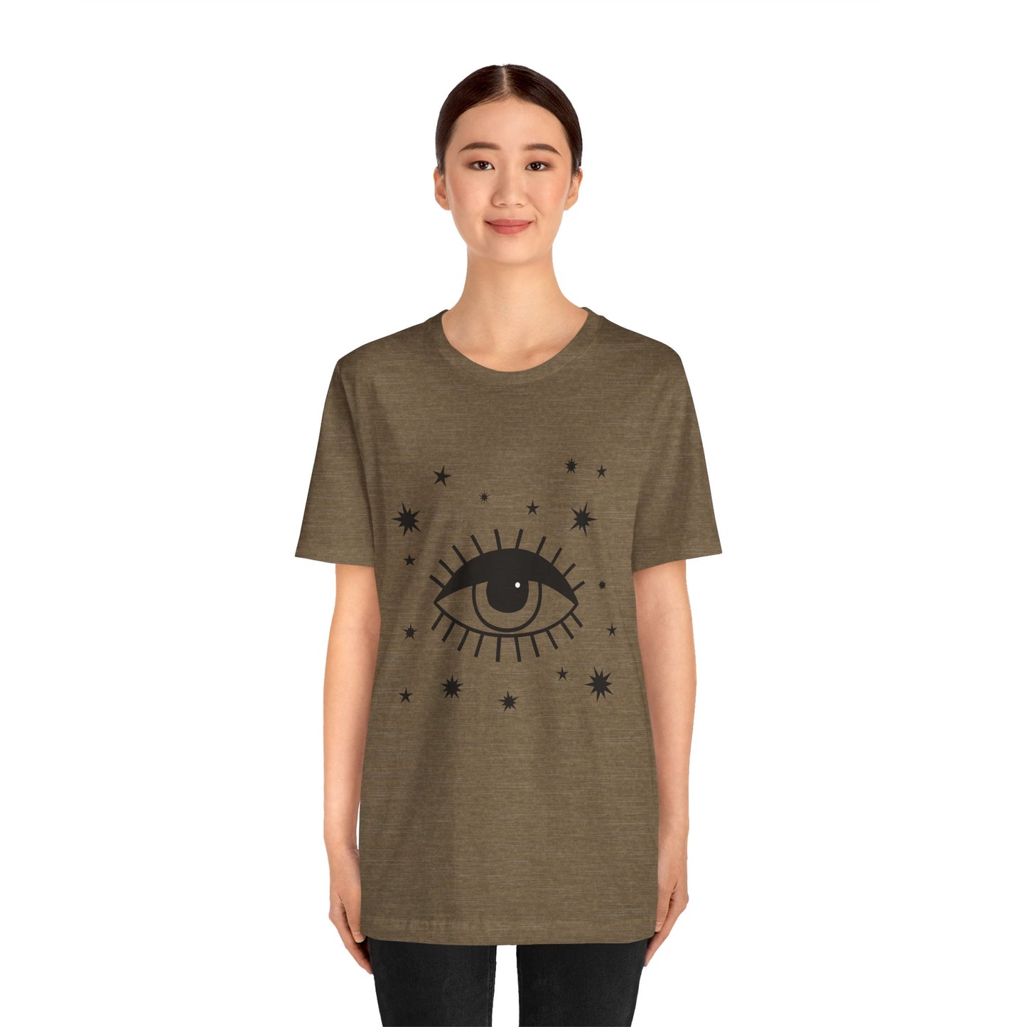Mystical Shirt, Third Eye T-shirt, Boho T-shirt, Stars T-Shirt, Bohemian T-shirt, Astrologic Shirt, Gift for Her