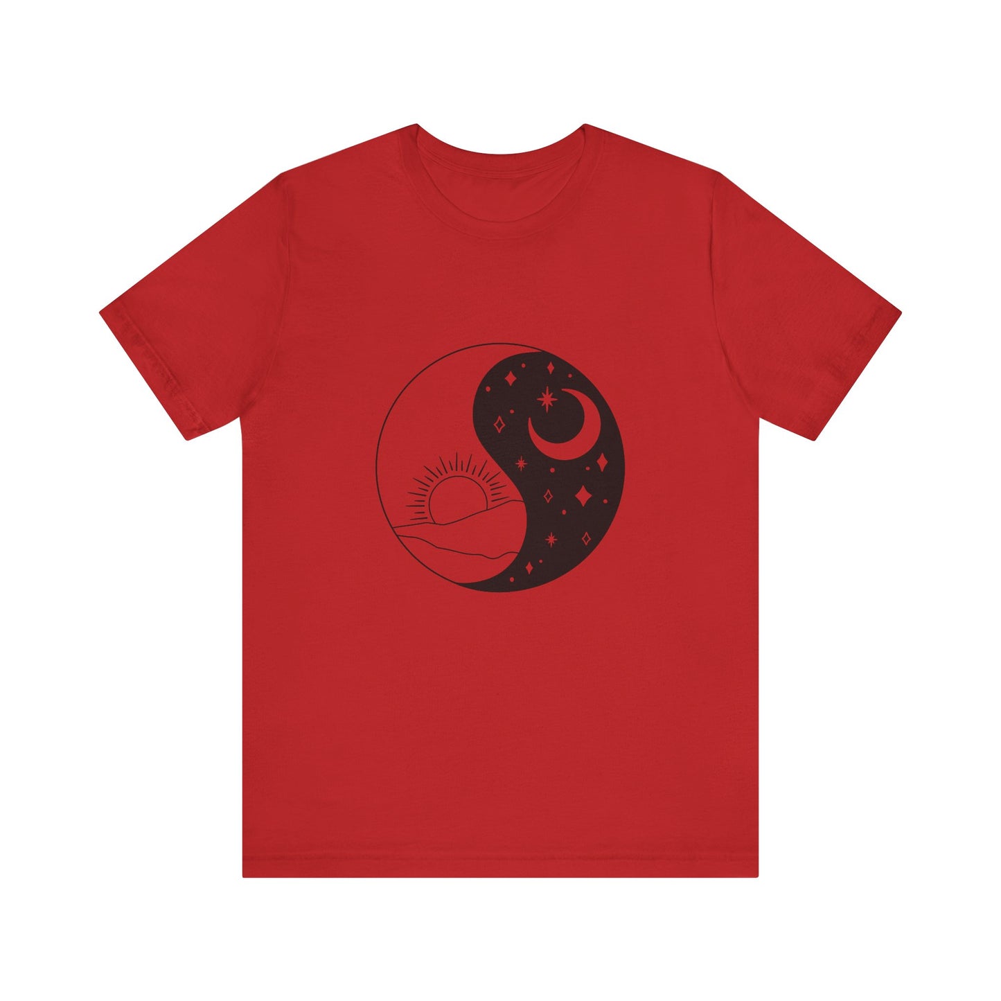 Ying Yang T-shirt, Sun and Moon Shirt, Mystical Shirt, Boho T-shirt, Mystics Shirt, Bohemian T-shirt, Gift Shirt for Her