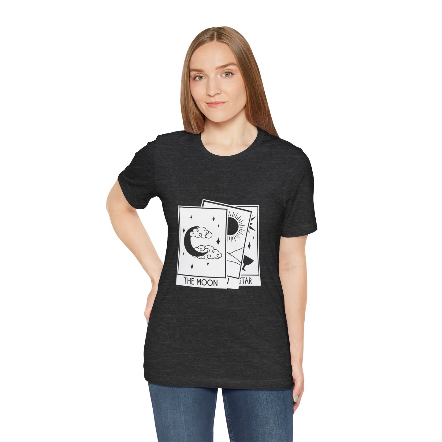 Tarot Stack T-shirt, Astrology Shirt, Mystical Shirt, Boho T-shirt, Moon Stars Sun T-Shirt, Mystic Shirt Gift for Her
