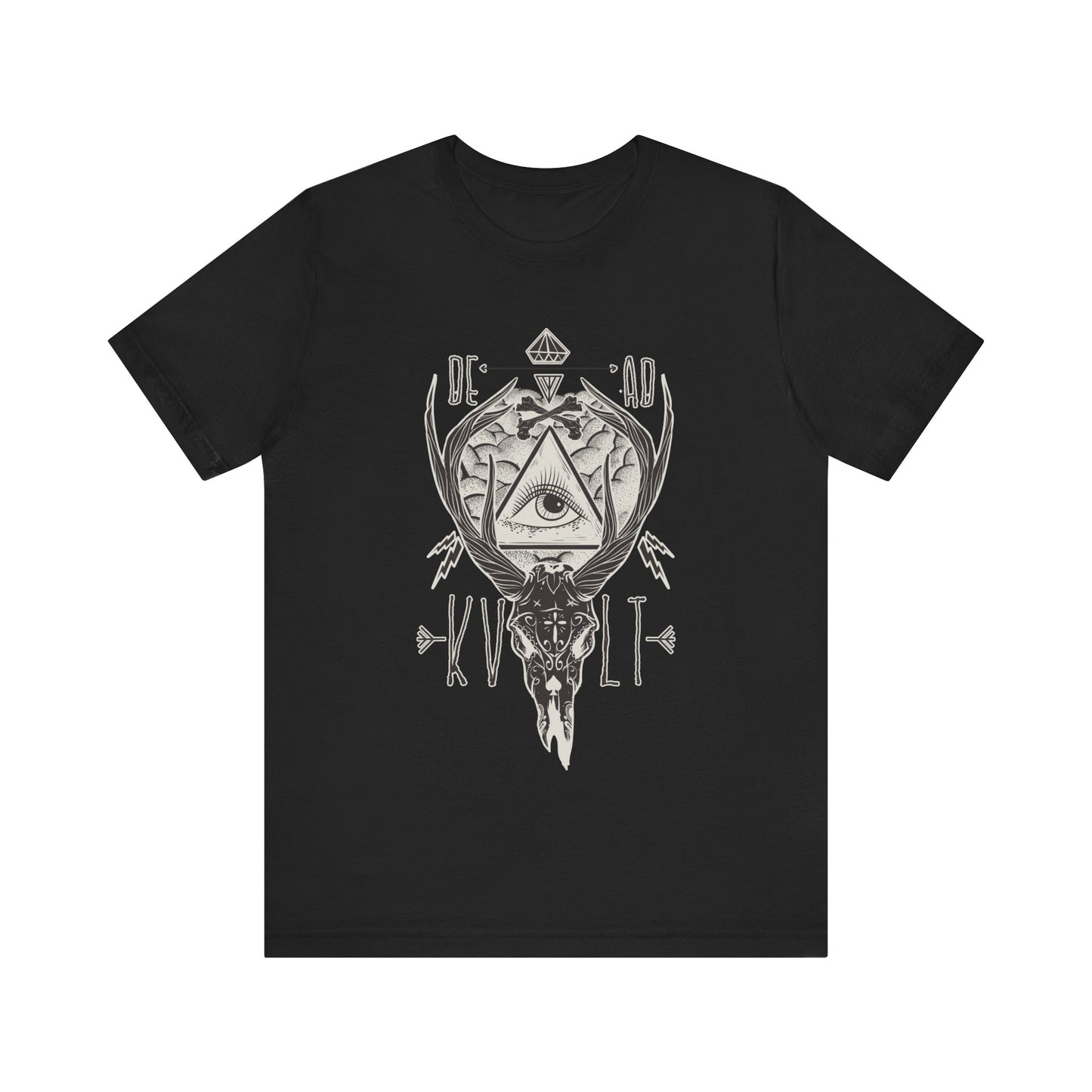 Dead Kvlt T-shirt, Eye T-shirt, Skull Shirt, Heavy Metal Shirt, Motorcycle T-Shirt, Scary Shirt, Horror Shirt, Rockers T-shirt,