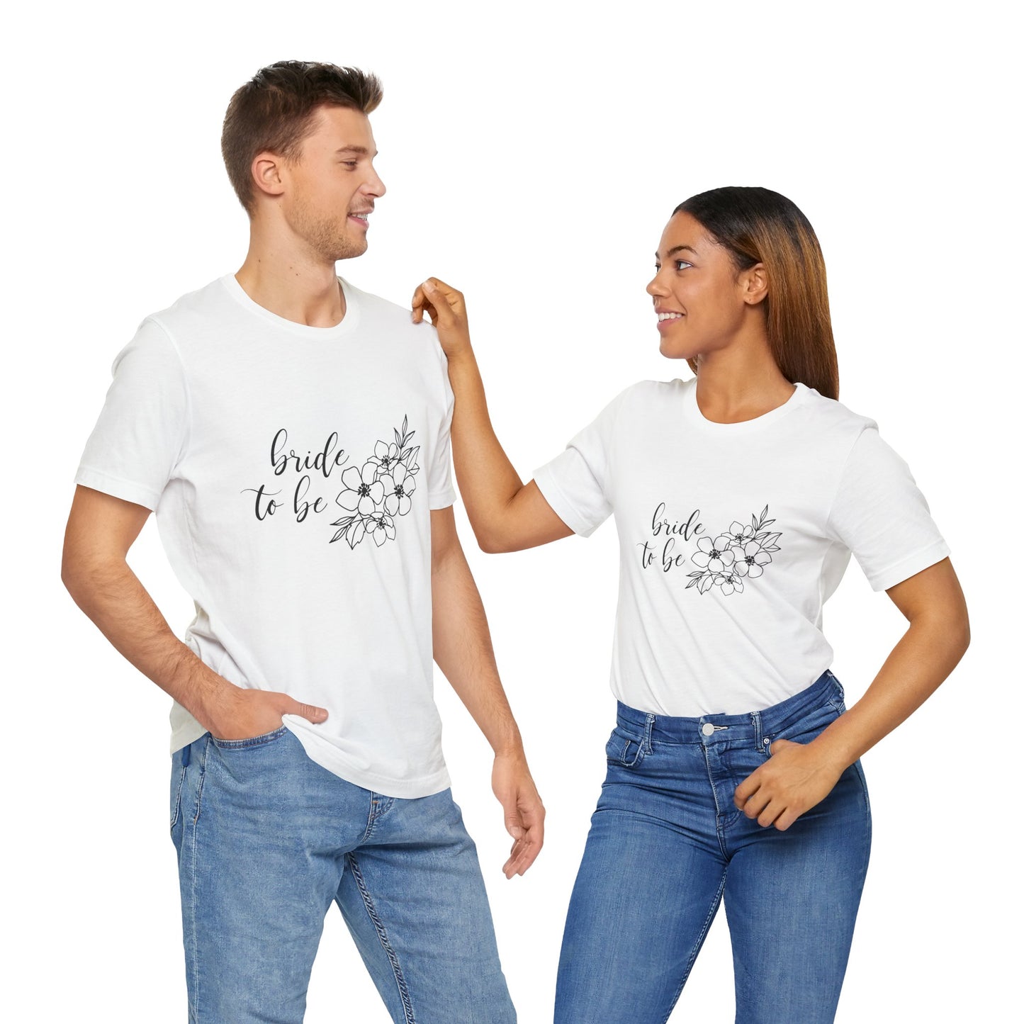 Bride to Be T-shirt, Wedding Shirt, Floral Shirt, Bride Tee, Bachelorette Shirt, Gift Shirt for Bride, Bridal Shower Shirt