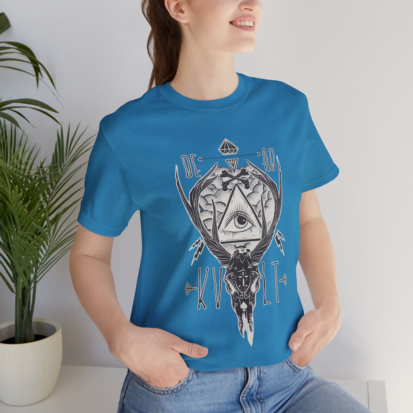 Dead Kvlt T-shirt, Eye T-shirt, Skull Shirt, Heavy Metal Shirt, Motorcycle T-Shirt, Scary Shirt, Horror Shirt, Rockers T-shirt,