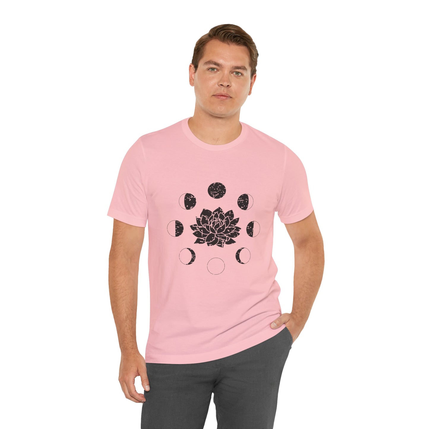 Lotus Moon Phase T-shirt, Boho T-shirt, Grunge Shirt, Inspirational T-shirt, Bohemian T-shirt, Moon and Stars T-Shirt, Gift for Her