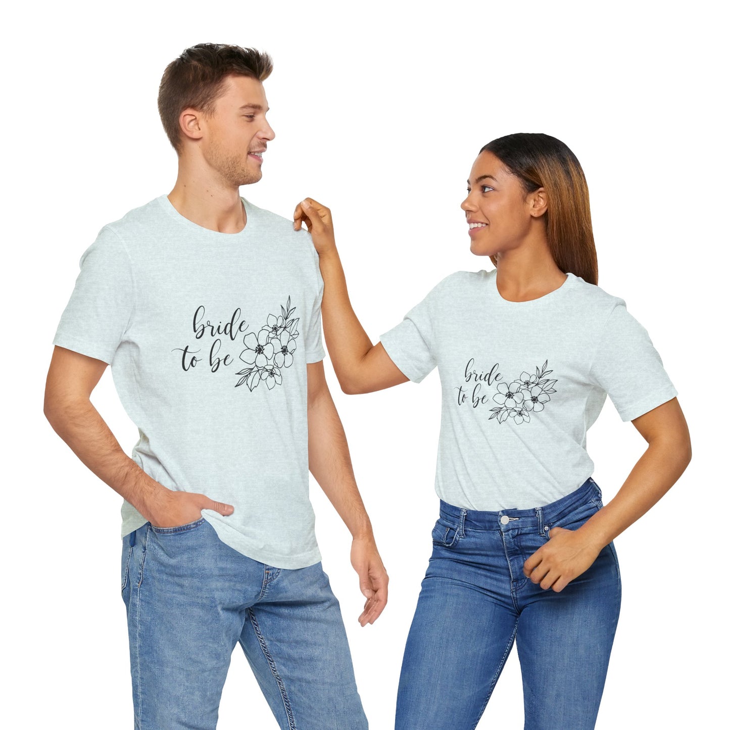 Bride to Be T-shirt, Wedding Shirt, Floral Shirt, Bride Tee, Bachelorette Shirt, Gift Shirt for Bride, Bridal Shower Shirt
