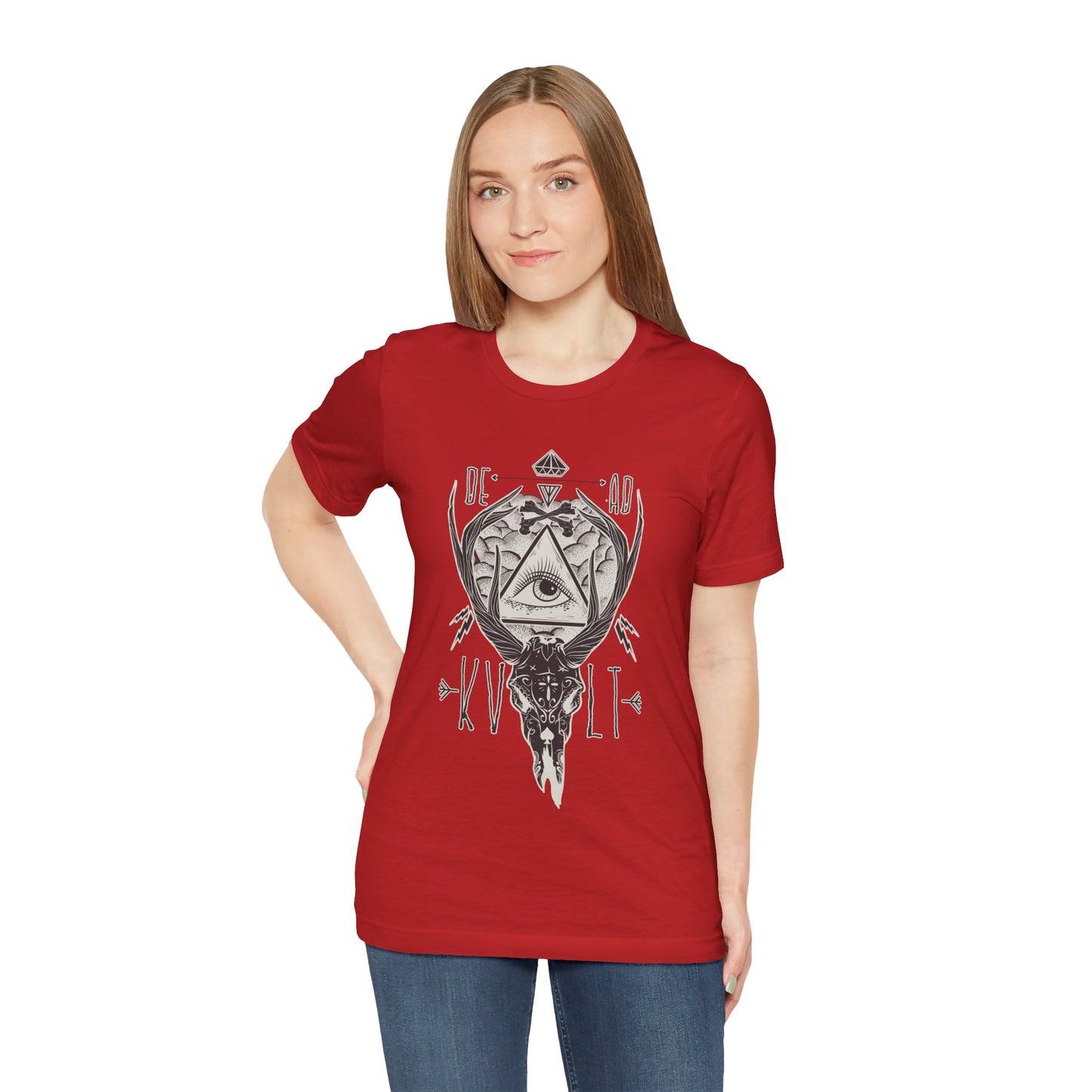 Dead Kvlt T-shirt, Eye T-shirt, Skull Shirt, Heavy Metal Shirt, Motorcycle T-Shirt, Scary Shirt, Horror Shirt, Rockers T-shirt,