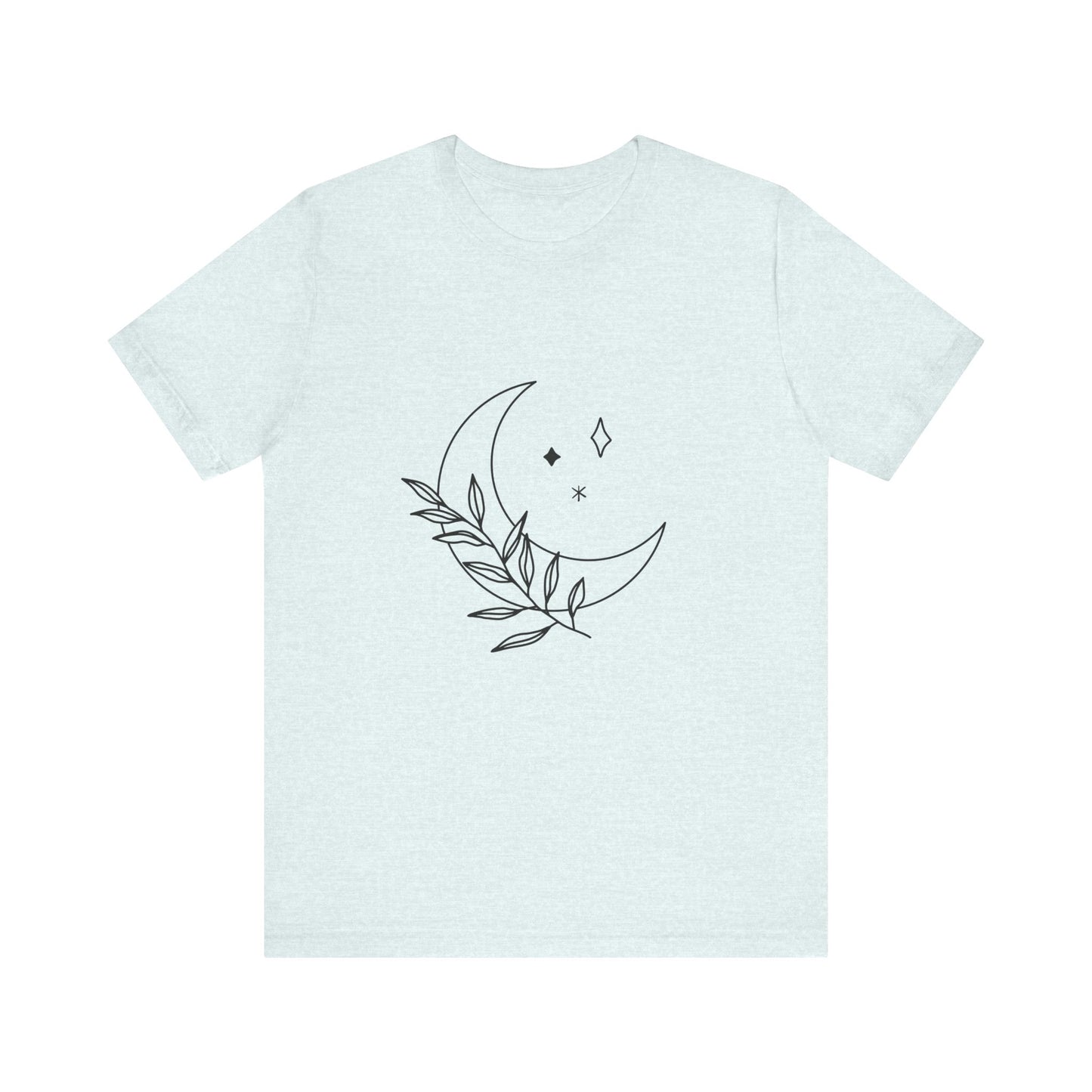 Moon Branch T-shirt, Mystical Shirt, Mystic Tee, Boho T-shirt, Bohemian T-shirt, Moon and Stars T-Shirt, Gift for Her