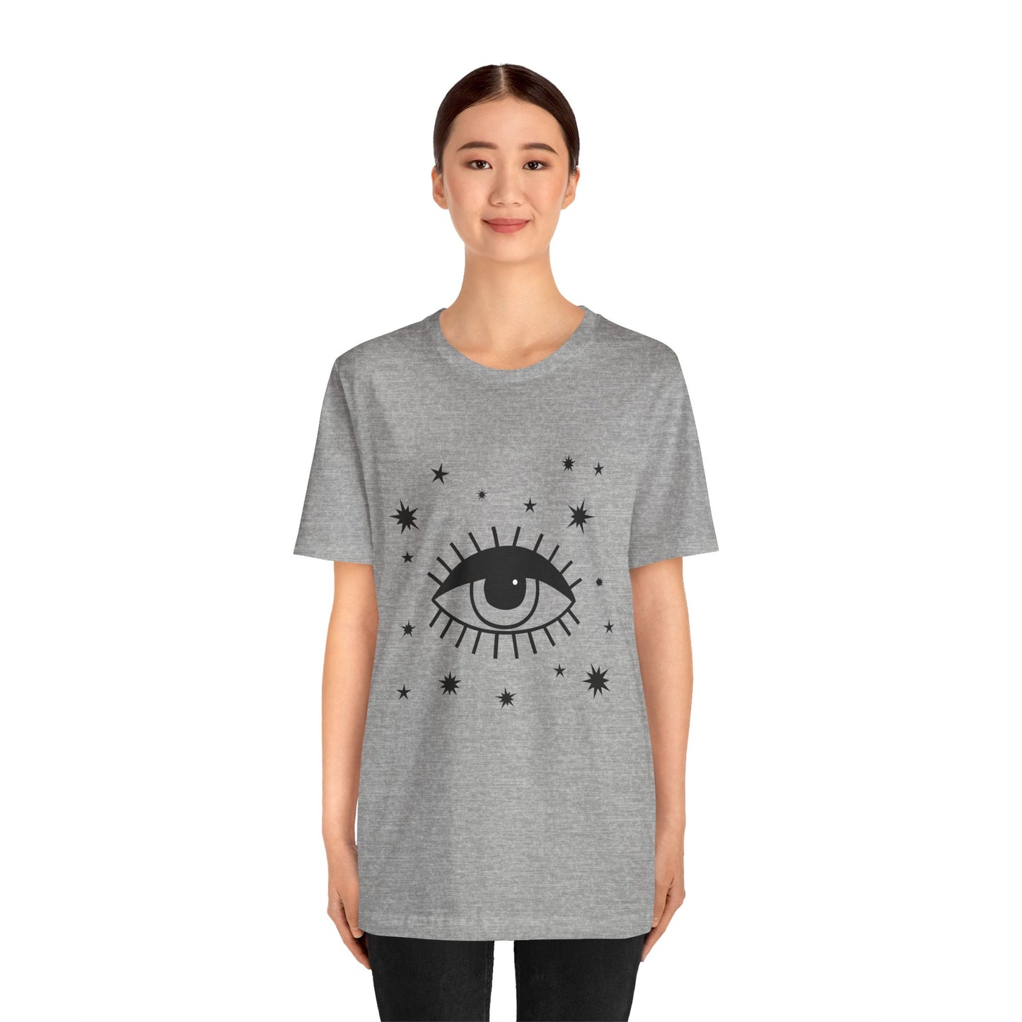 Mystical Shirt, Third Eye T-shirt, Boho T-shirt, Stars T-Shirt, Bohemian T-shirt, Astrologic Shirt, Gift for Her